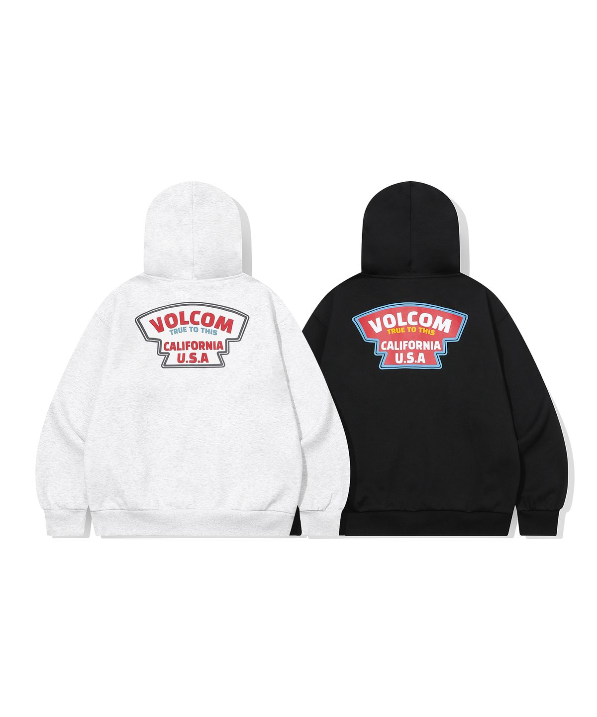 볼컴(VOLCOM) 캘리포니아 본딩 플리스 후드 집업(아이스 그레이)