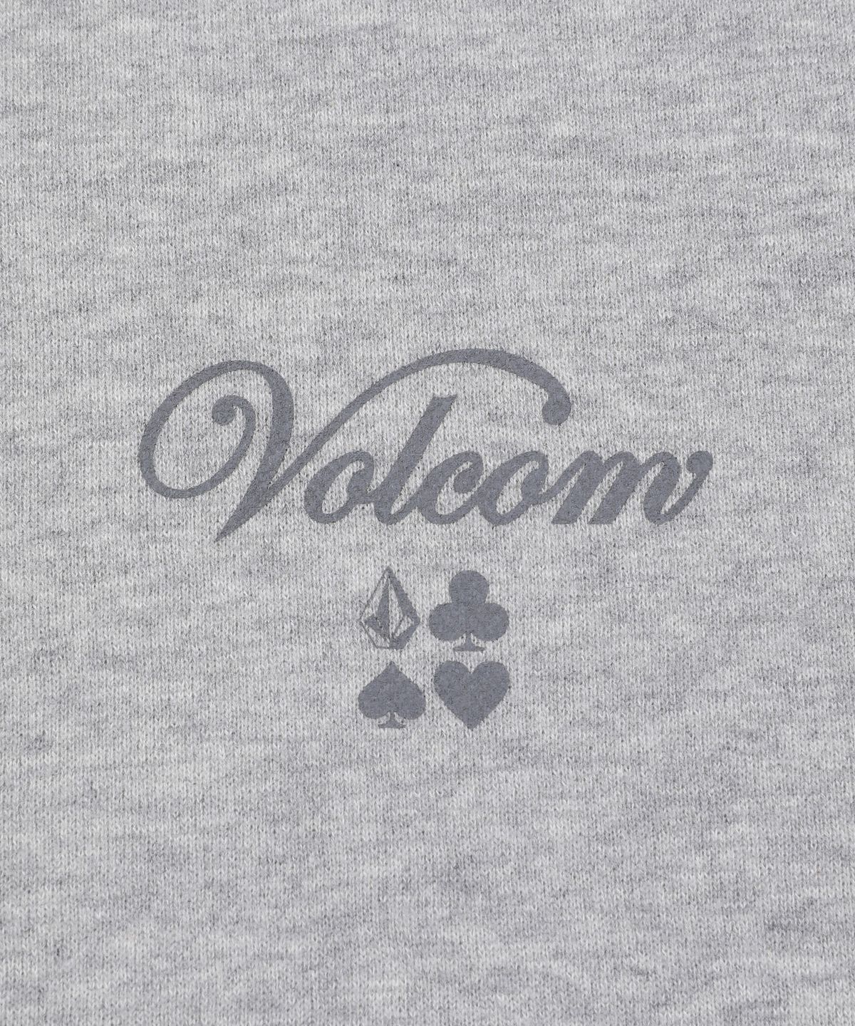 볼컴(VOLCOM) 어드레스 체커 기모 후드 집업(멜란지 그레이)