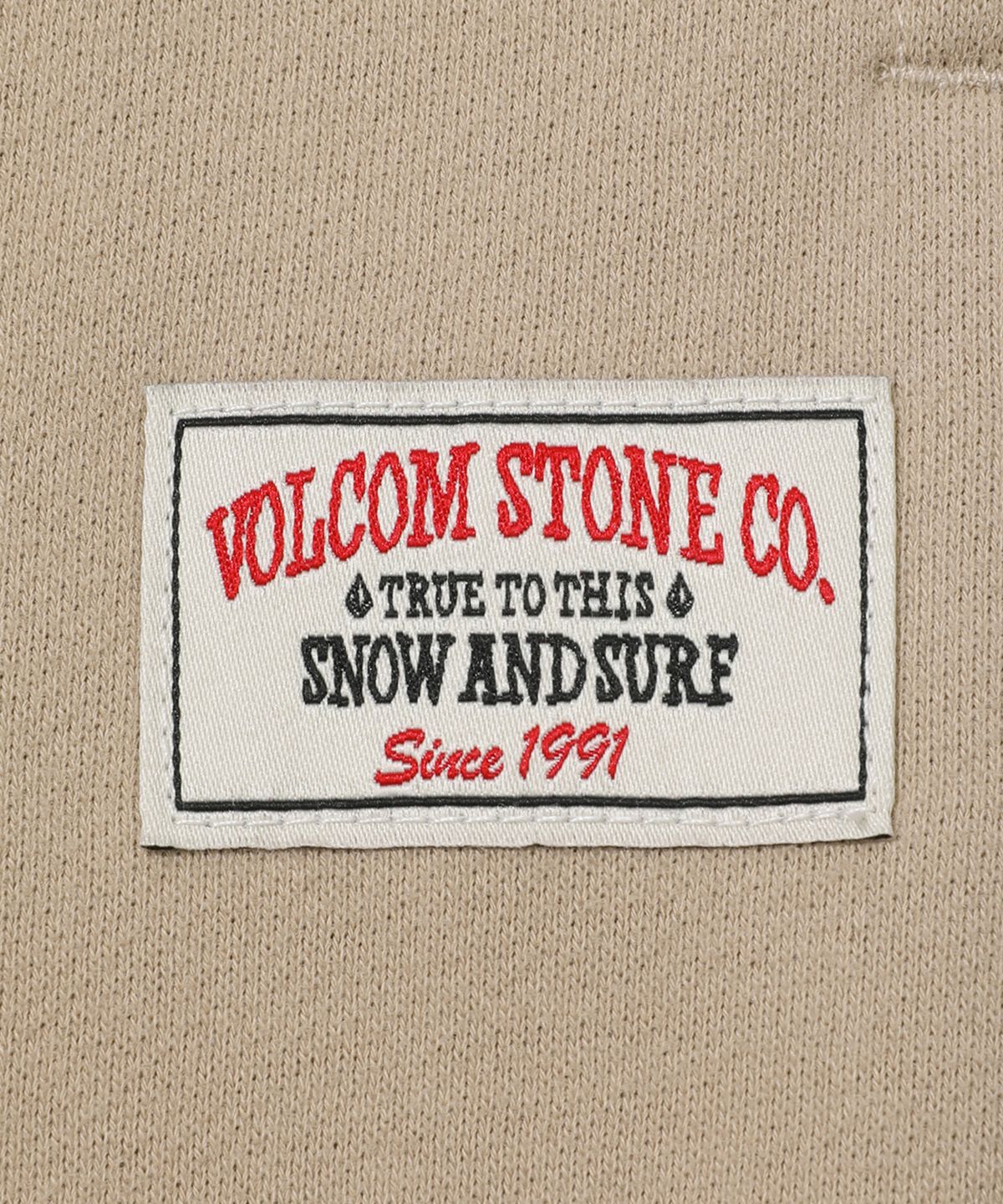 볼컴(VOLCOM) 우먼즈 와이드 스웻 팬츠(베이지)