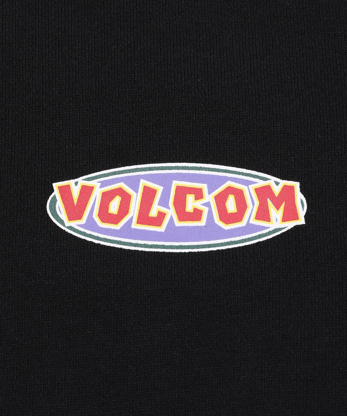 볼컴(VOLCOM) 스톤에이지 서클 와펜 기모 하프 집업(블랙)