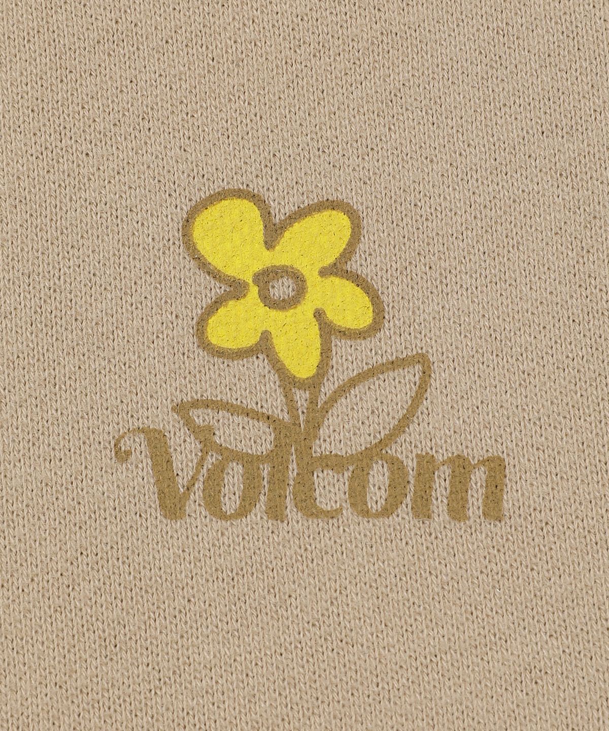 볼컴(VOLCOM) 우먼즈 플라워 기모 후드(베이지)