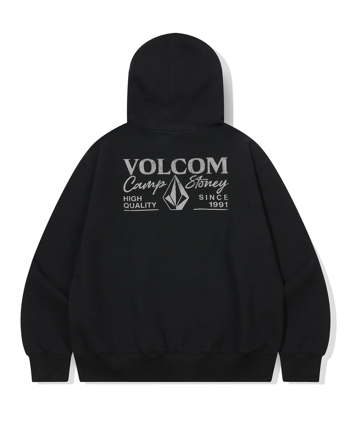 볼컴(VOLCOM) 볼컴 캠프 기모 후드(블랙)
