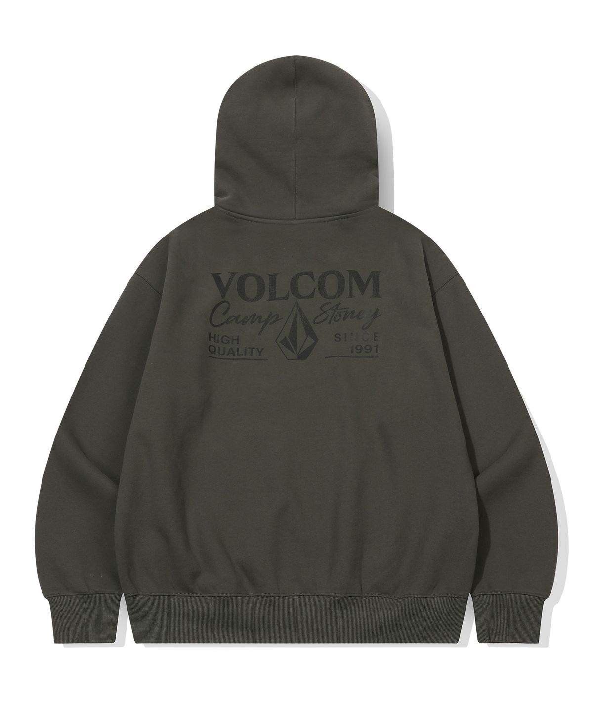 볼컴(VOLCOM) 볼컴 캠프 기모 후드(차콜)