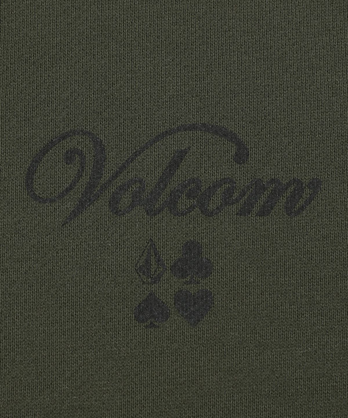볼컴(VOLCOM) 어드레스 체커 기모 후드(올리브)