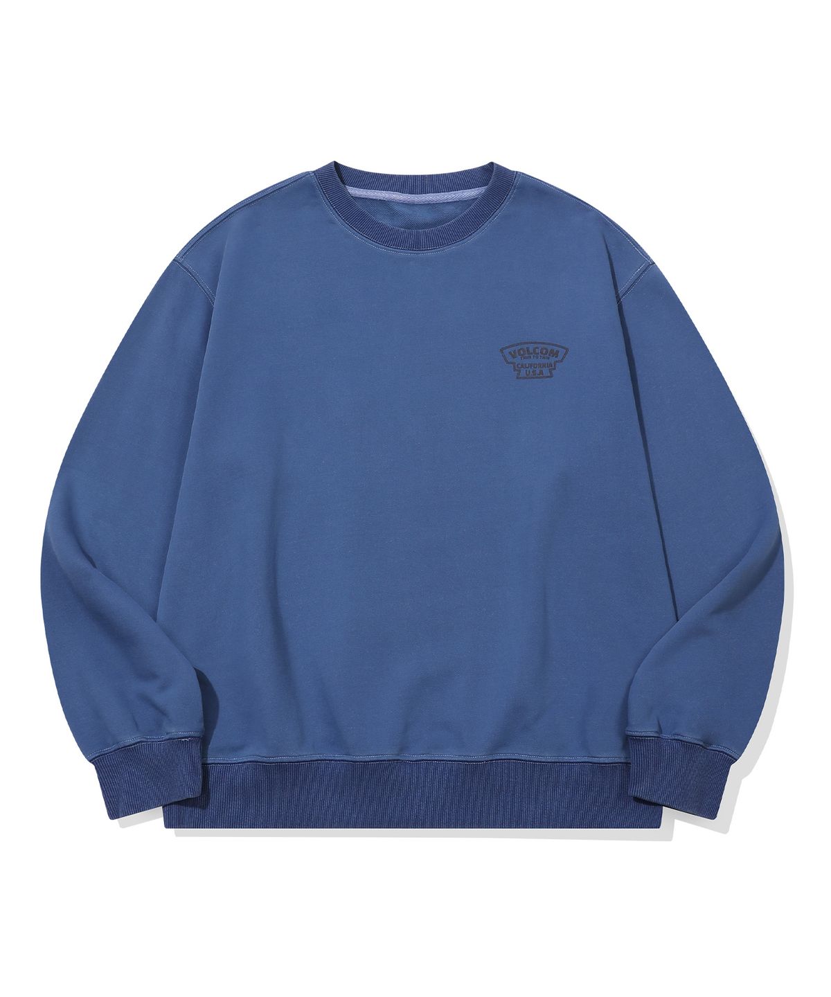볼컴(VOLCOM) 캘리포니아 가먼트 다잉 맨투맨(다크 네이비)