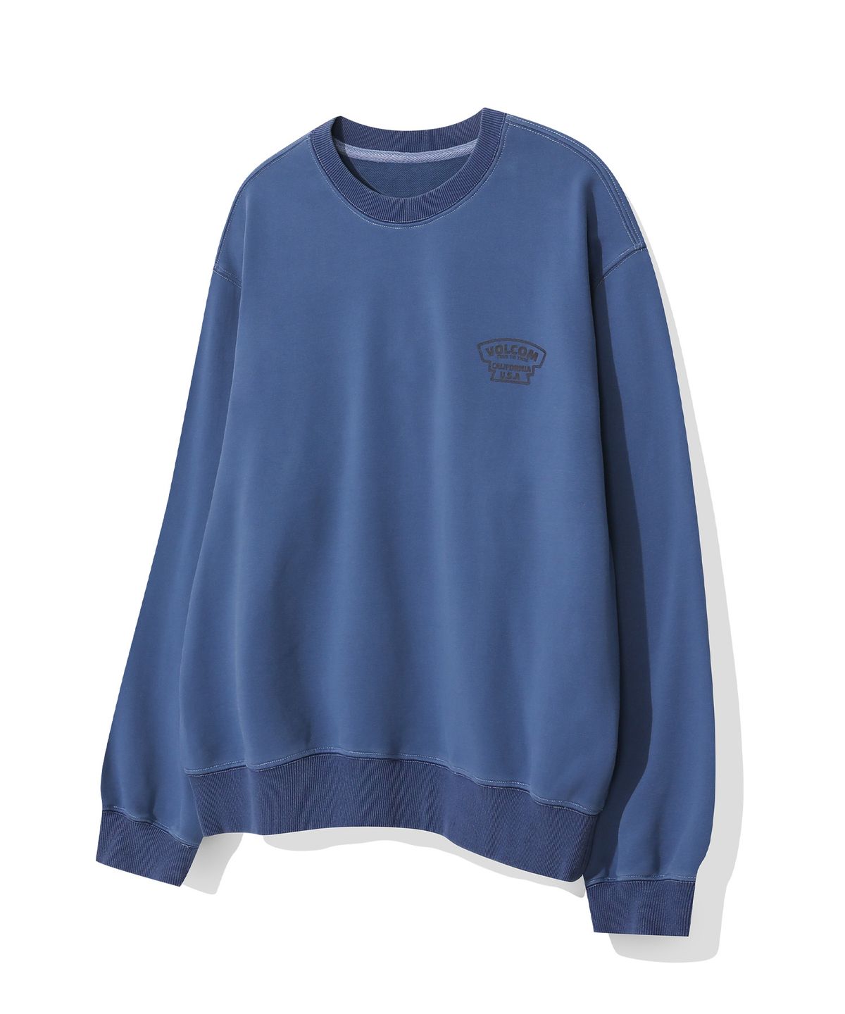 볼컴(VOLCOM) 캘리포니아 가먼트 다잉 맨투맨(다크 네이비)