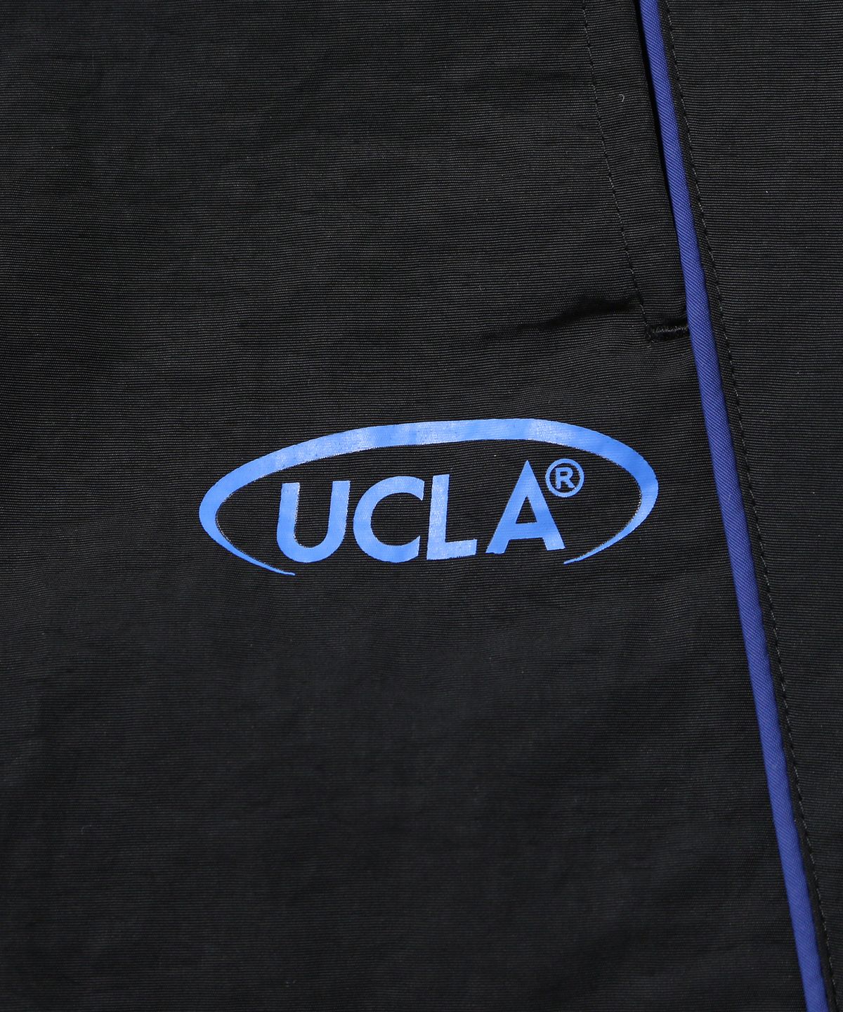 유씨엘에이(UCLA) 남녀공용 스포티브 배색 파이프 벌룬 와이드 팬츠[BLACK](UB9LP44)