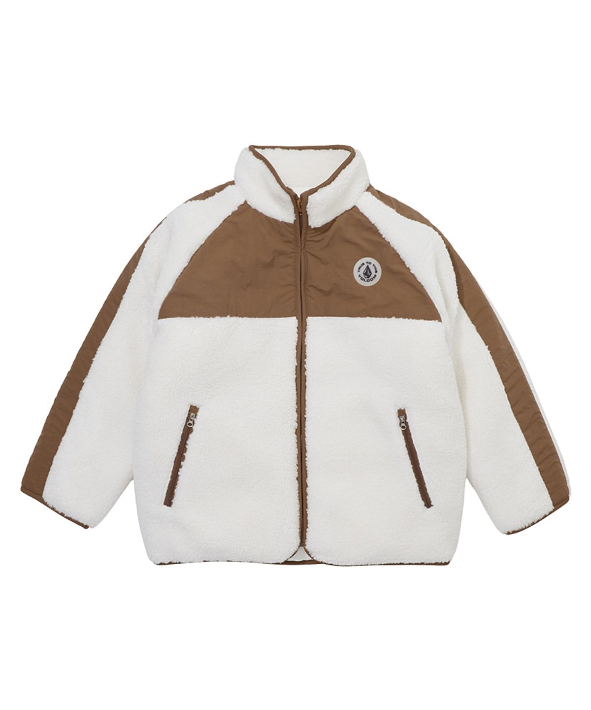볼컴 키즈(VOLCOM KIDS) 컬러 배색 덤플퍼 점퍼 D5W010