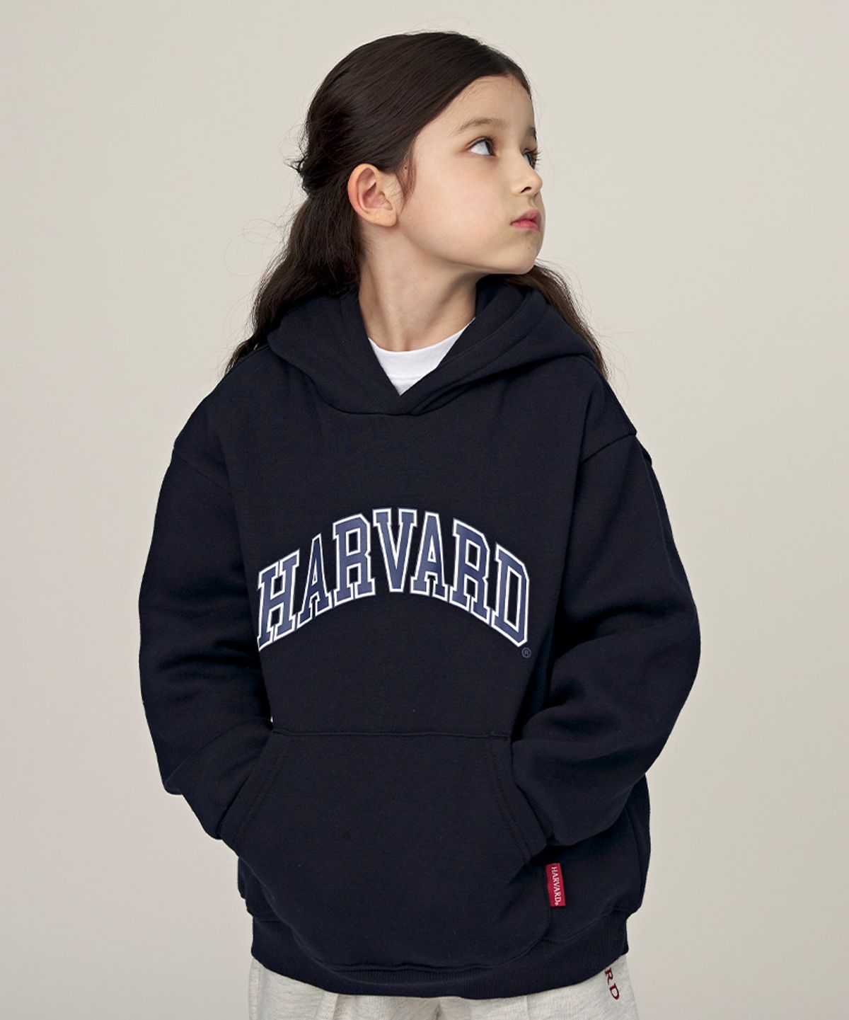 하버드 키즈(HARVARD KIDS) 스탠다드 하버드 기모 후디 B5W008