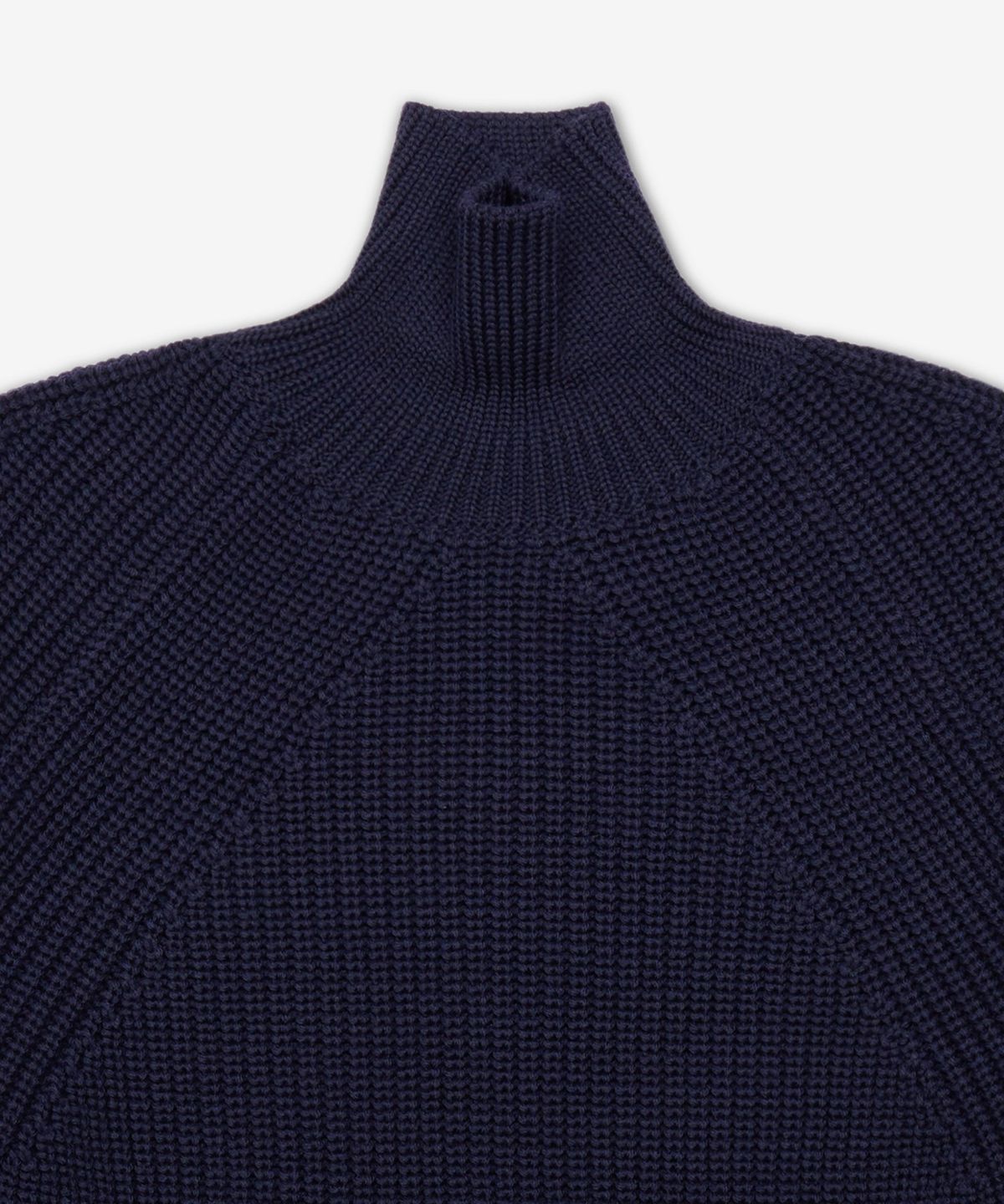 바토너(BATONER) 시그니처 터틀넥 니트 - 네이비 / BN-25AW-11NAVY