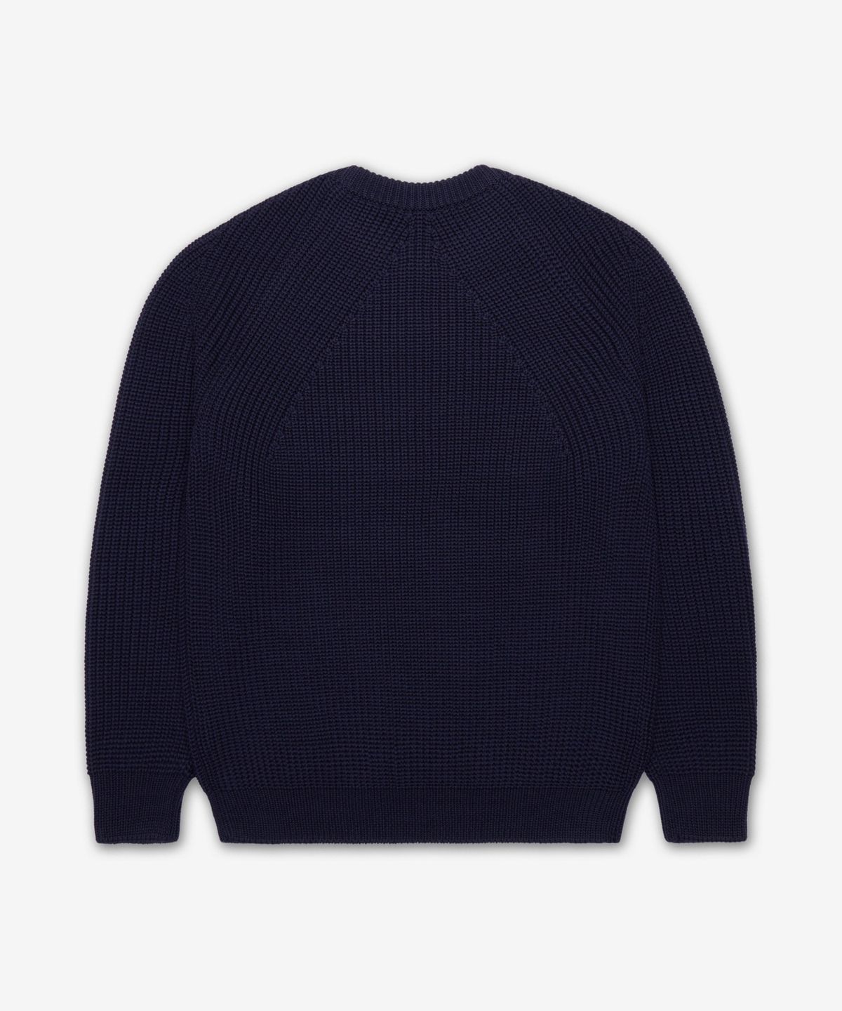 바토너(BATONER) 시그니처 크루넥 니트 - 네이비 / BN-25AW-10NAVY