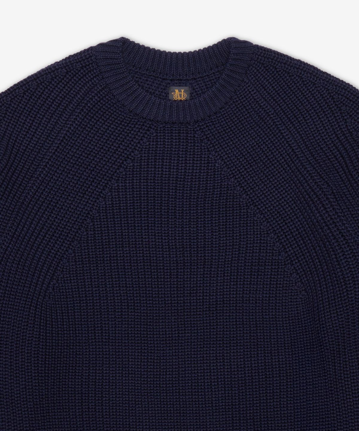바토너(BATONER) 시그니처 크루넥 니트 - 네이비 / BN-25AW-10NAVY