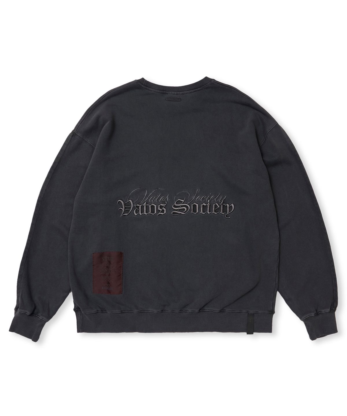 스티그마(STIGMA) PIGMENT ML CREWNECK CHACOAL