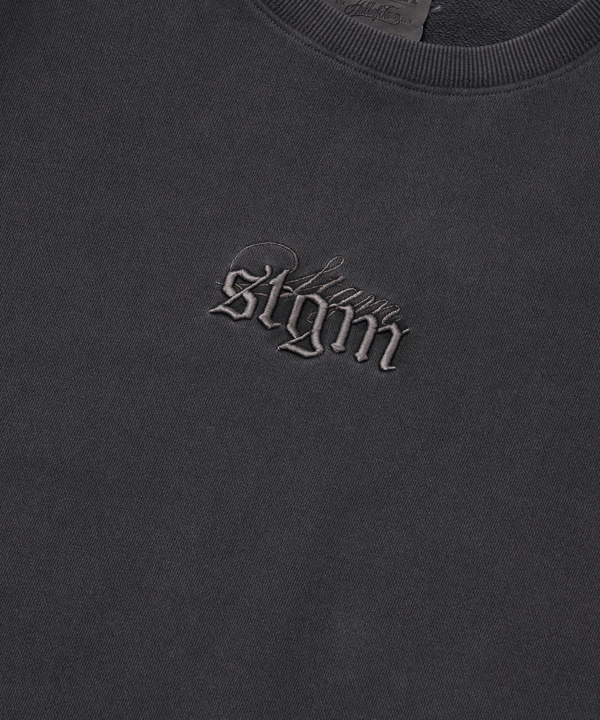 스티그마(STIGMA) PIGMENT ML CREWNECK CHACOAL