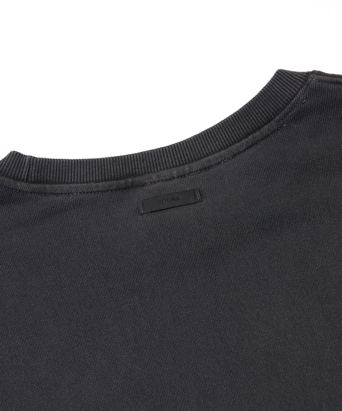 스티그마(STIGMA) PIGMENT ML CREWNECK CHACOAL