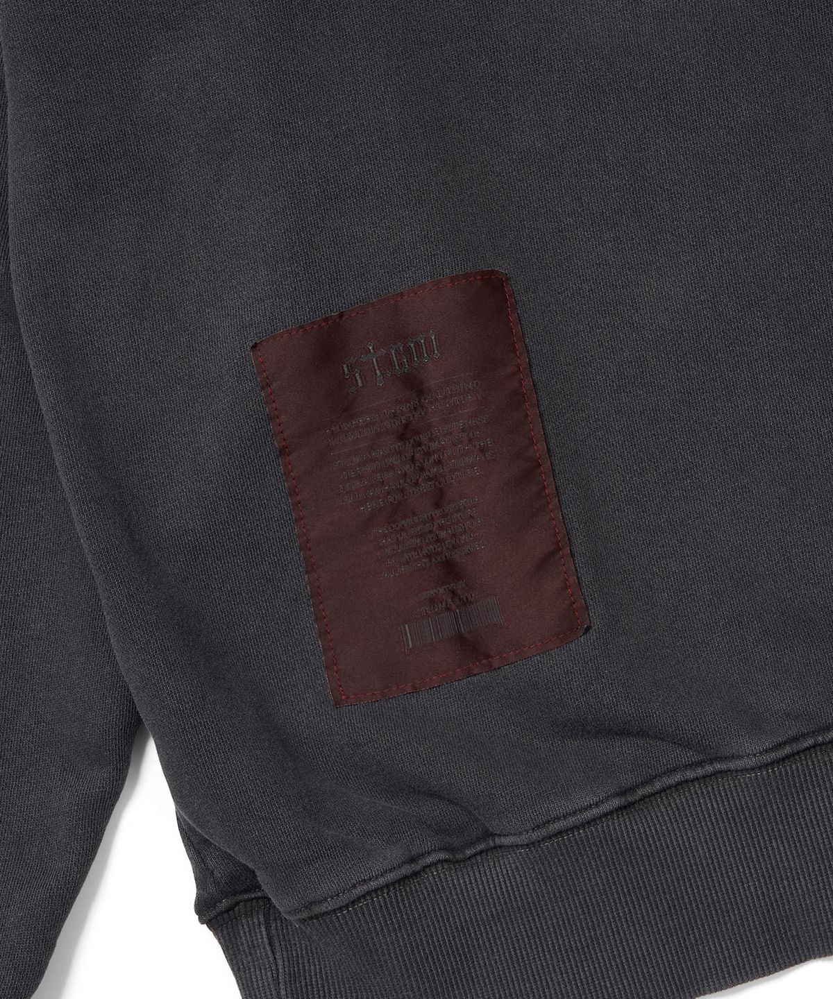 스티그마(STIGMA) PIGMENT ML CREWNECK CHACOAL