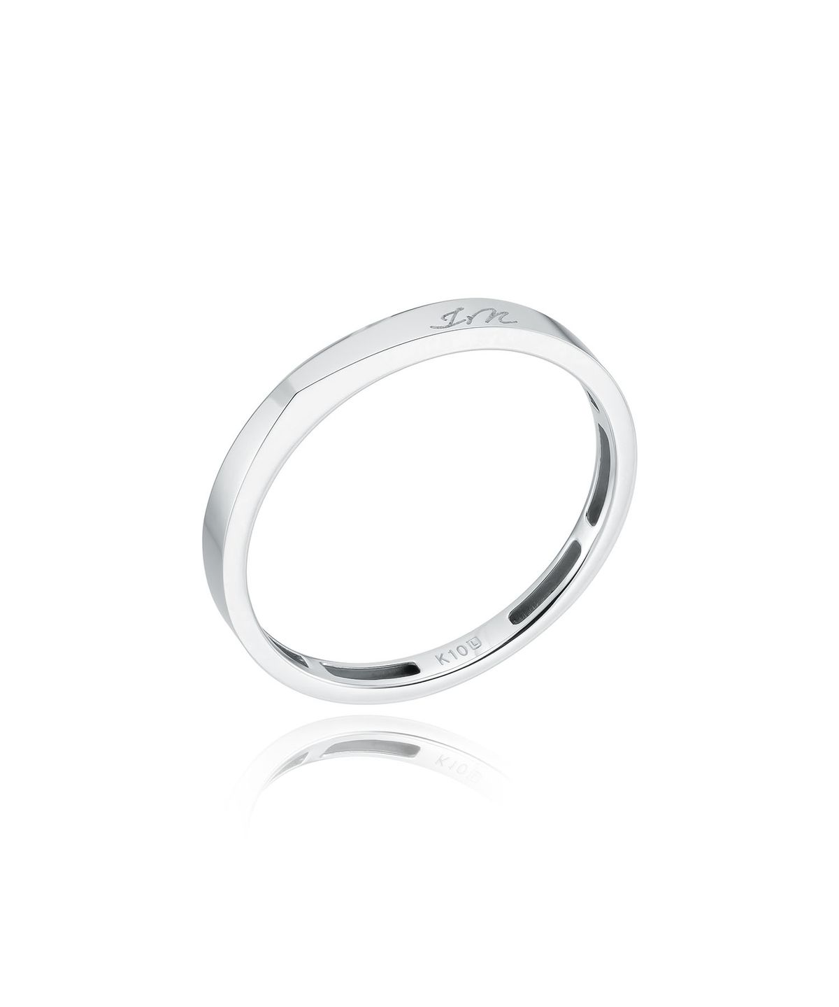 로이드(LLOYD) 드롭 플랫 각인 10K 골드 남성 커플링 LRM25003T