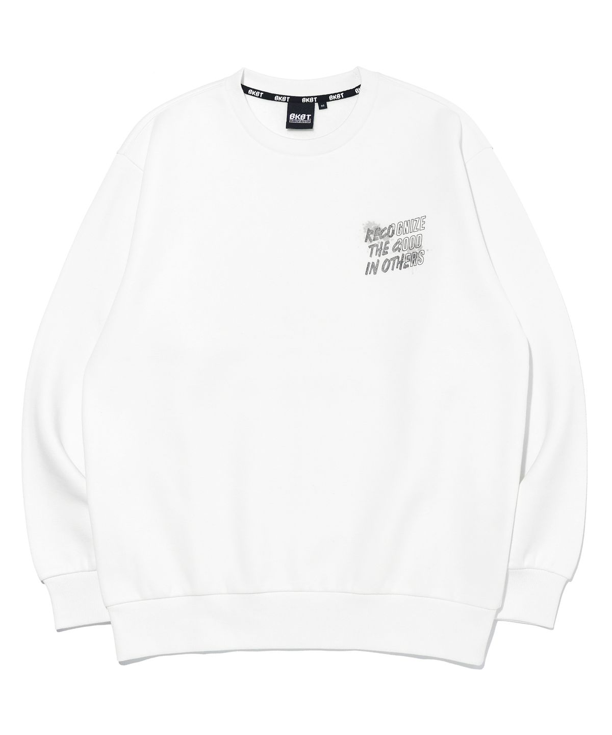 벙커버스터(BUNKERBUSTER) 스트릿 그래피티 레터링 맨투맨 MP9TU940_OFF WHITE