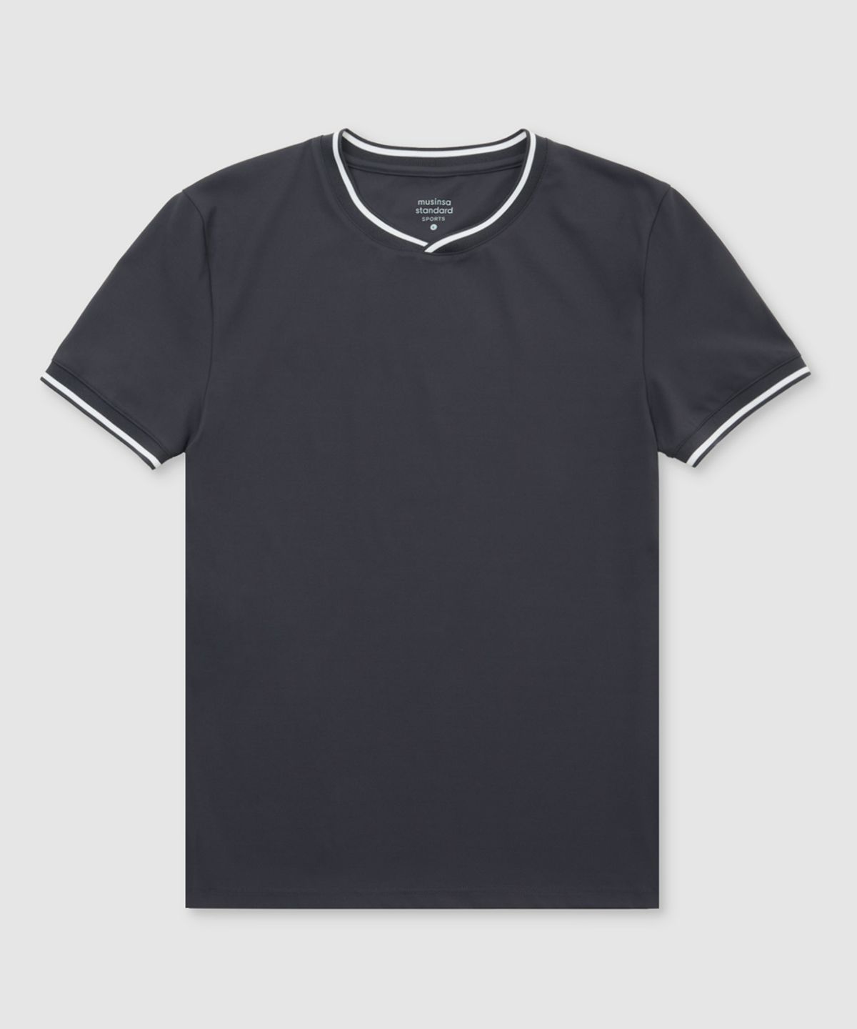 무신사 스탠다드 스포츠(MUSINSA STANDARD SPORTS) 드라이액트 머슬핏 넥포인트 숏슬리브 (4color)