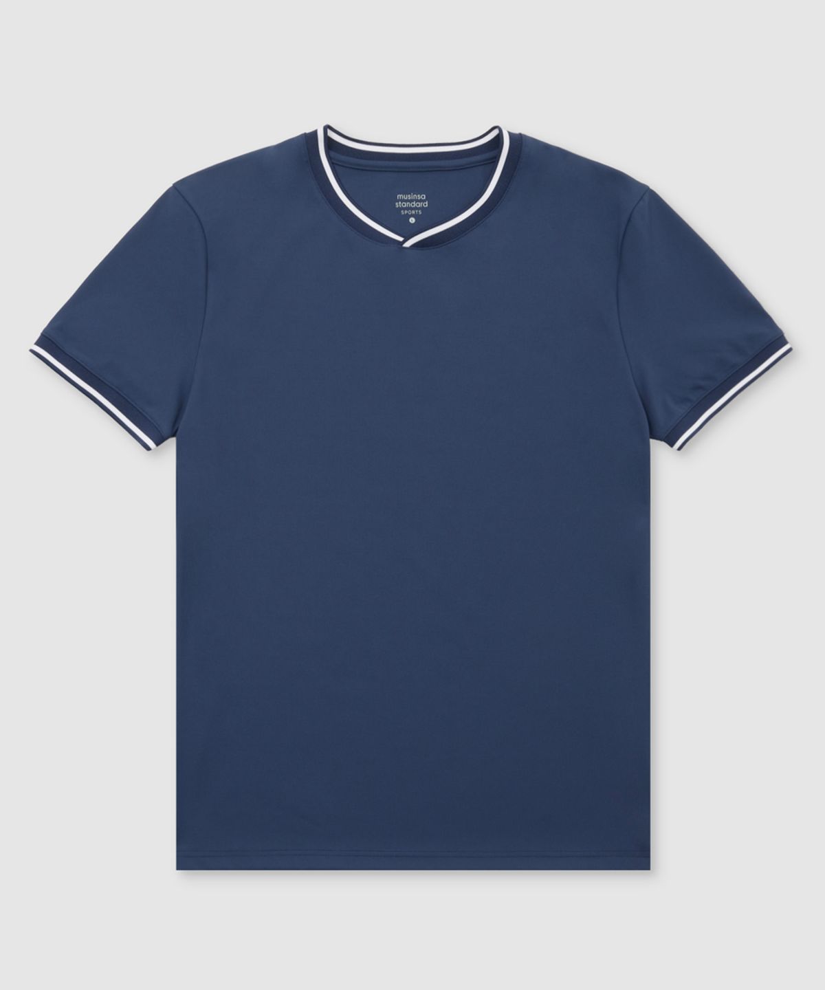 무신사 스탠다드 스포츠(MUSINSA STANDARD SPORTS) 드라이액트 머슬핏 넥포인트 숏슬리브 (4color)