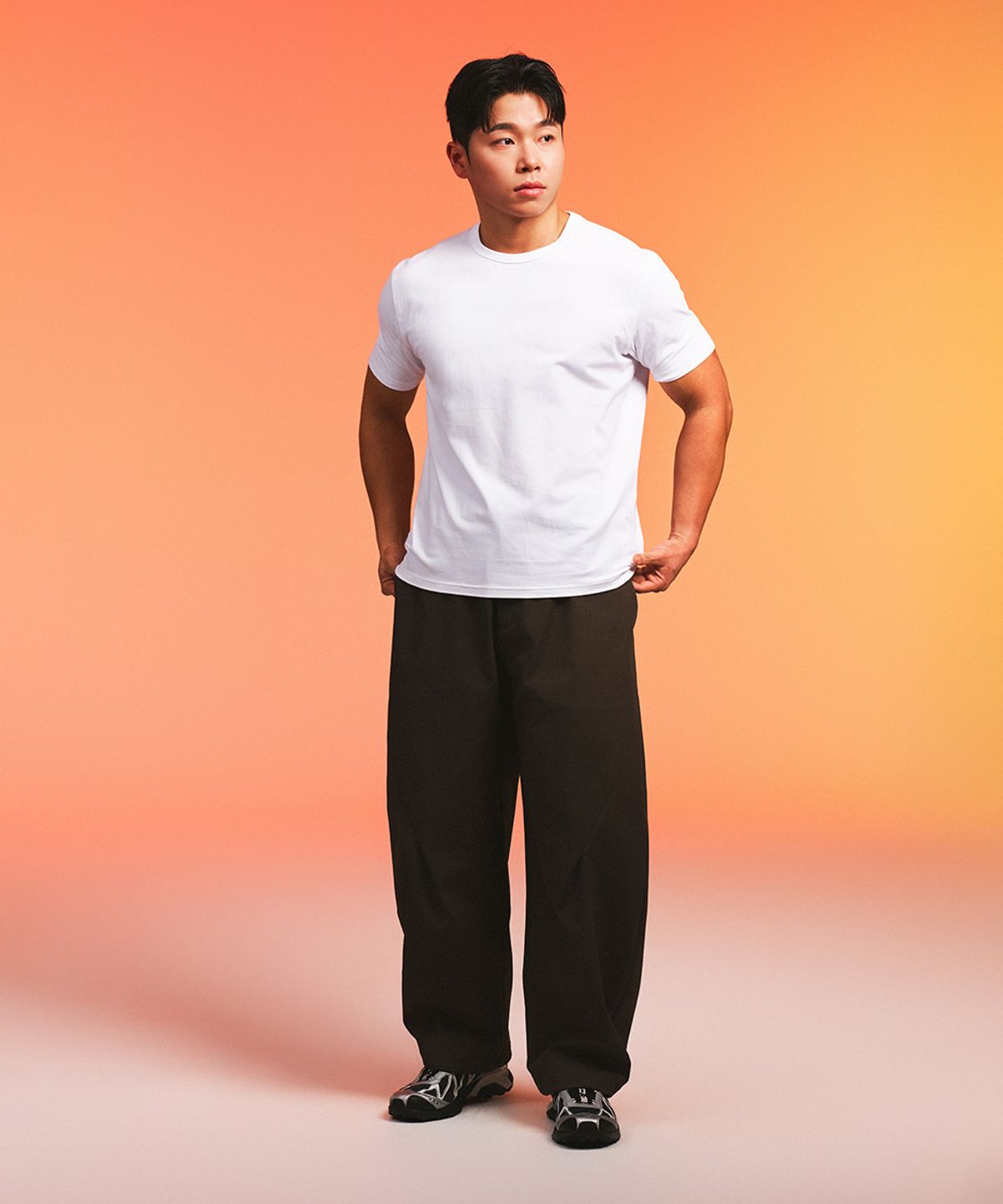 무신사 스탠다드 스포츠(MUSINSA STANDARD SPORTS) 코튼 루즈핏 크롭 숏슬리브 (4color)