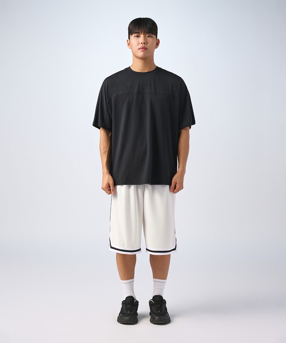 무신사 스탠다드 스포츠(MUSINSA STANDARD SPORTS) 드라이액트 오버핏 숏슬리브 (3color)