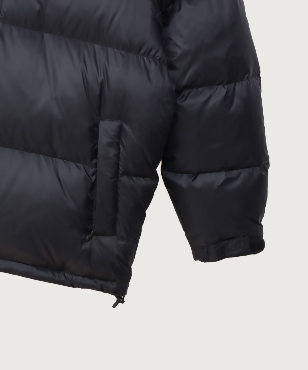 챔피온(CHAMPION) [Black Edition] 후드 푸퍼 다운 재킷 Off Black