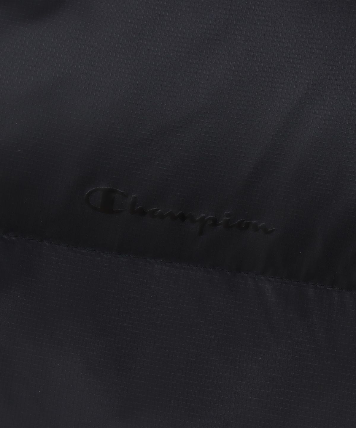 챔피온(CHAMPION) [Black Edition] 후드 푸퍼 다운 재킷 Off Black
