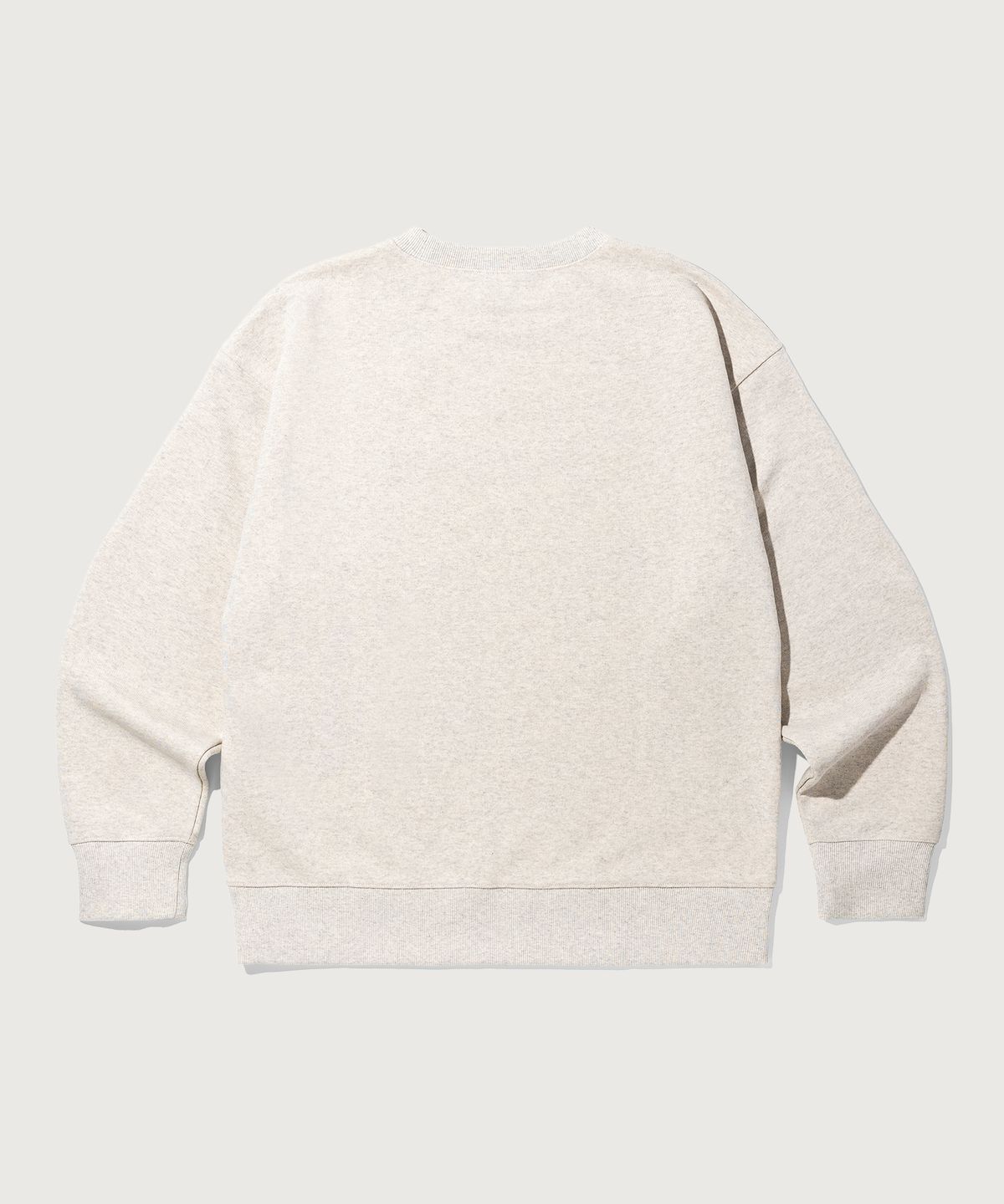 챔피온(CHAMPION) 그래픽 로고 루즈핏 스웨트셔츠 Oatmeal