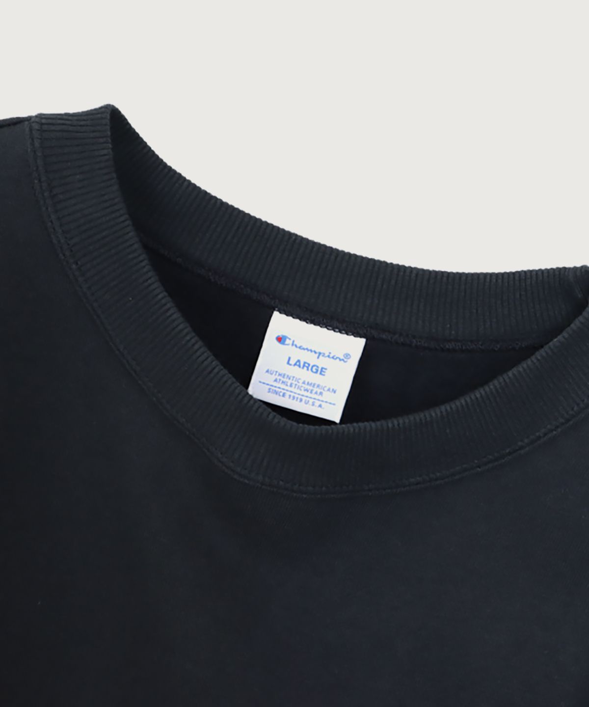 챔피온(CHAMPION) C로고 레귤러핏 크루넥 스웨트셔츠 Navy