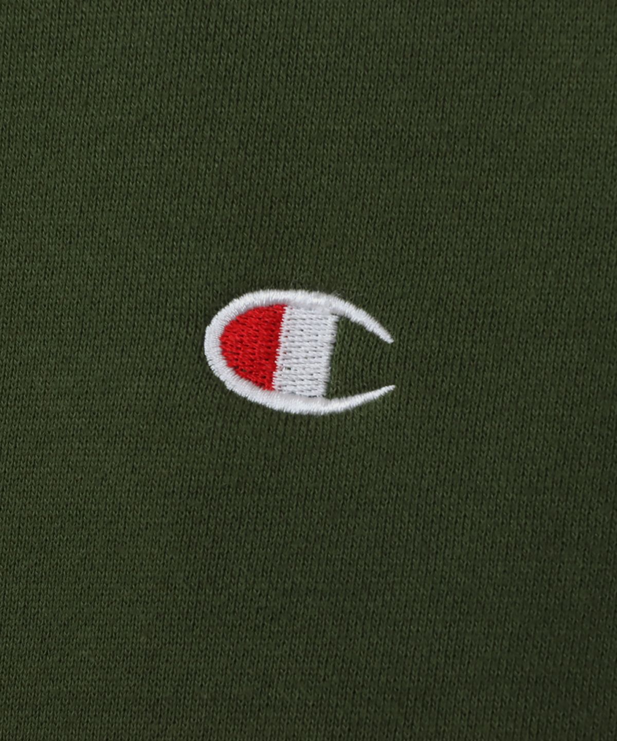 챔피온(CHAMPION) C로고 레귤러핏 크루넥 스웨트셔츠 Olive