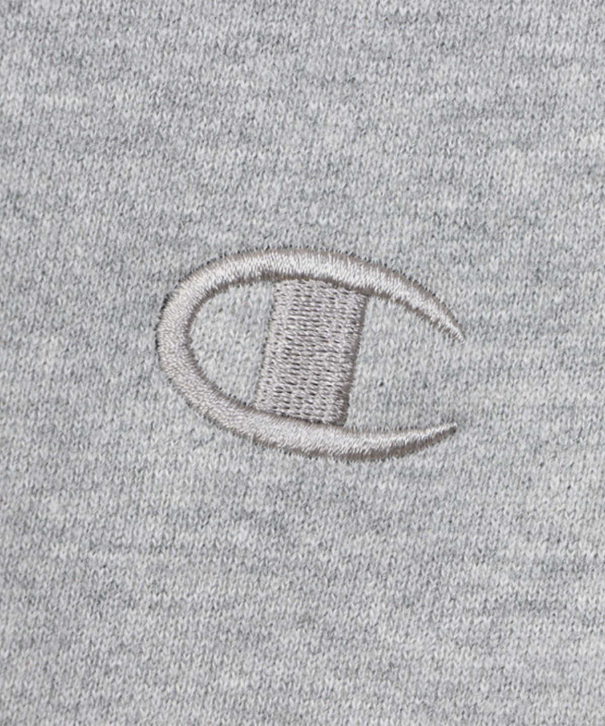 챔피온(CHAMPION) C로고 오버핏 조그택 스웨트셔츠 Oxford Grey