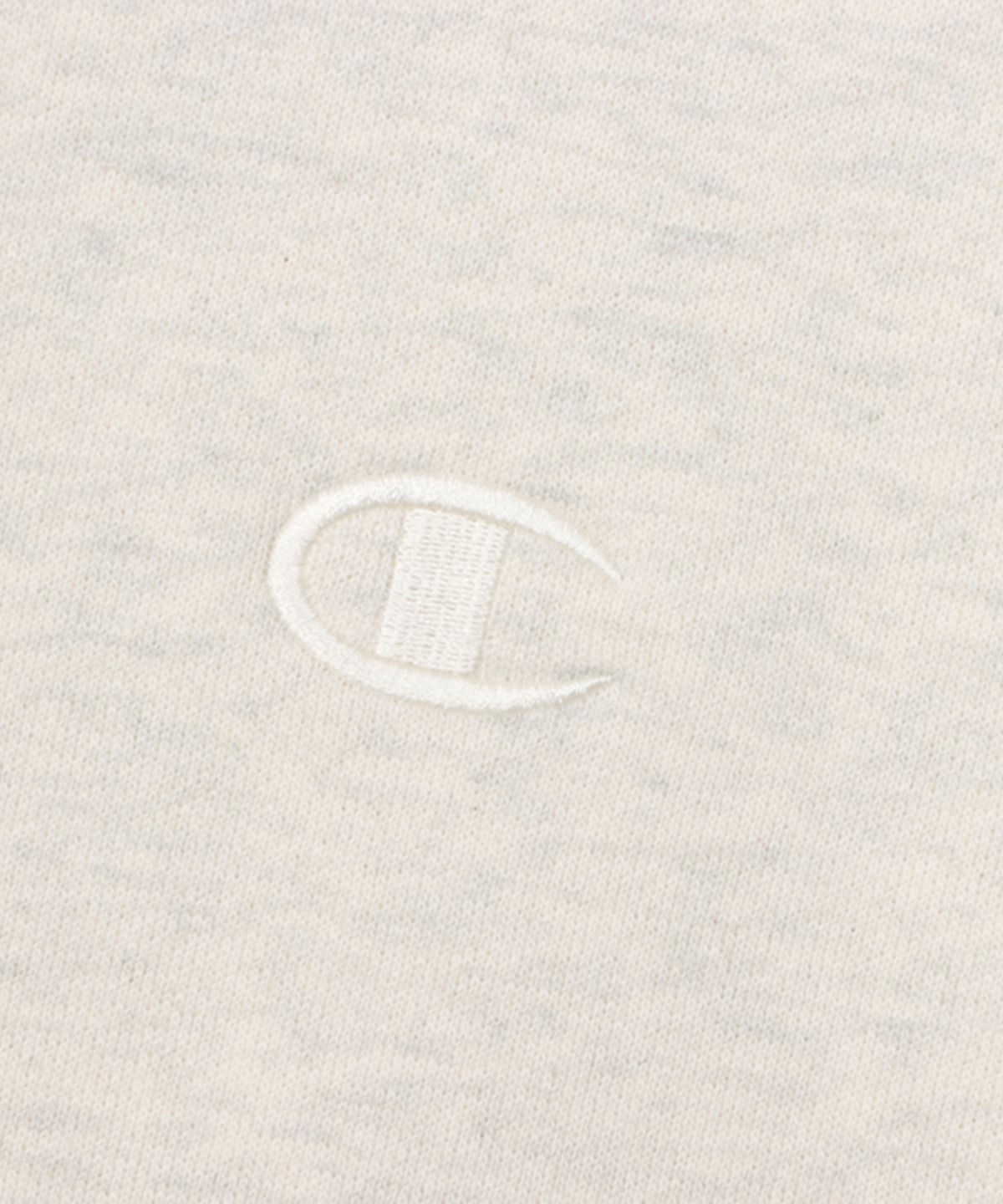 챔피온(CHAMPION) C로고 오버핏 조그택 스웨트셔츠 Oatmeal