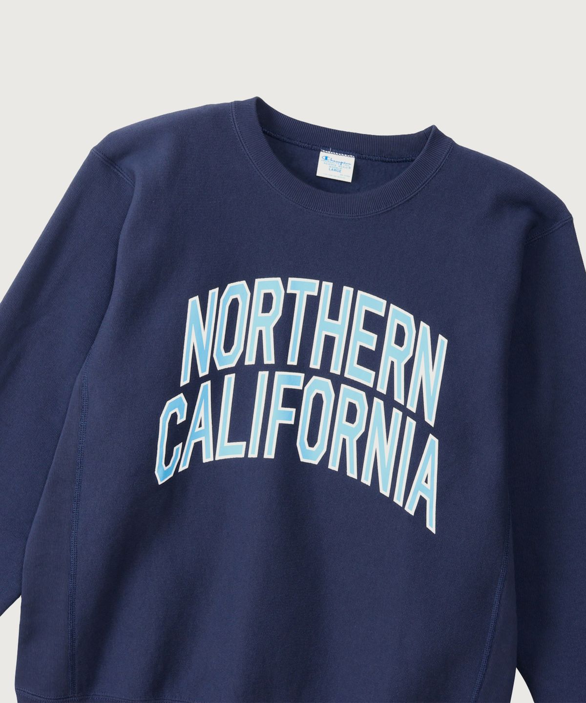 챔피온(CHAMPION) 리버스위브 블루택 루즈핏 시티 스웨트셔츠 Dark Navy