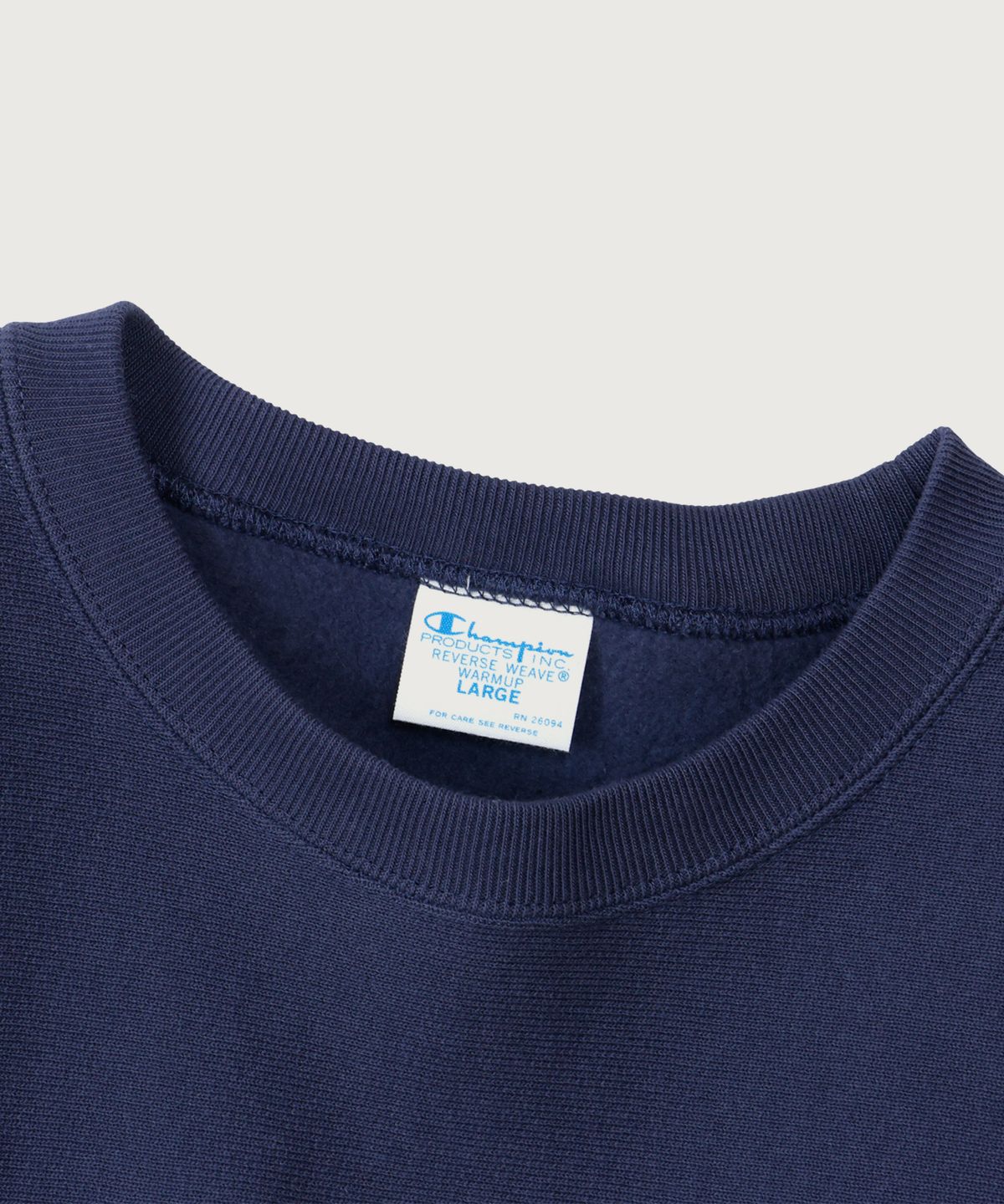 챔피온(CHAMPION) 리버스위브 블루택 루즈핏 시티 스웨트셔츠 Dark Navy