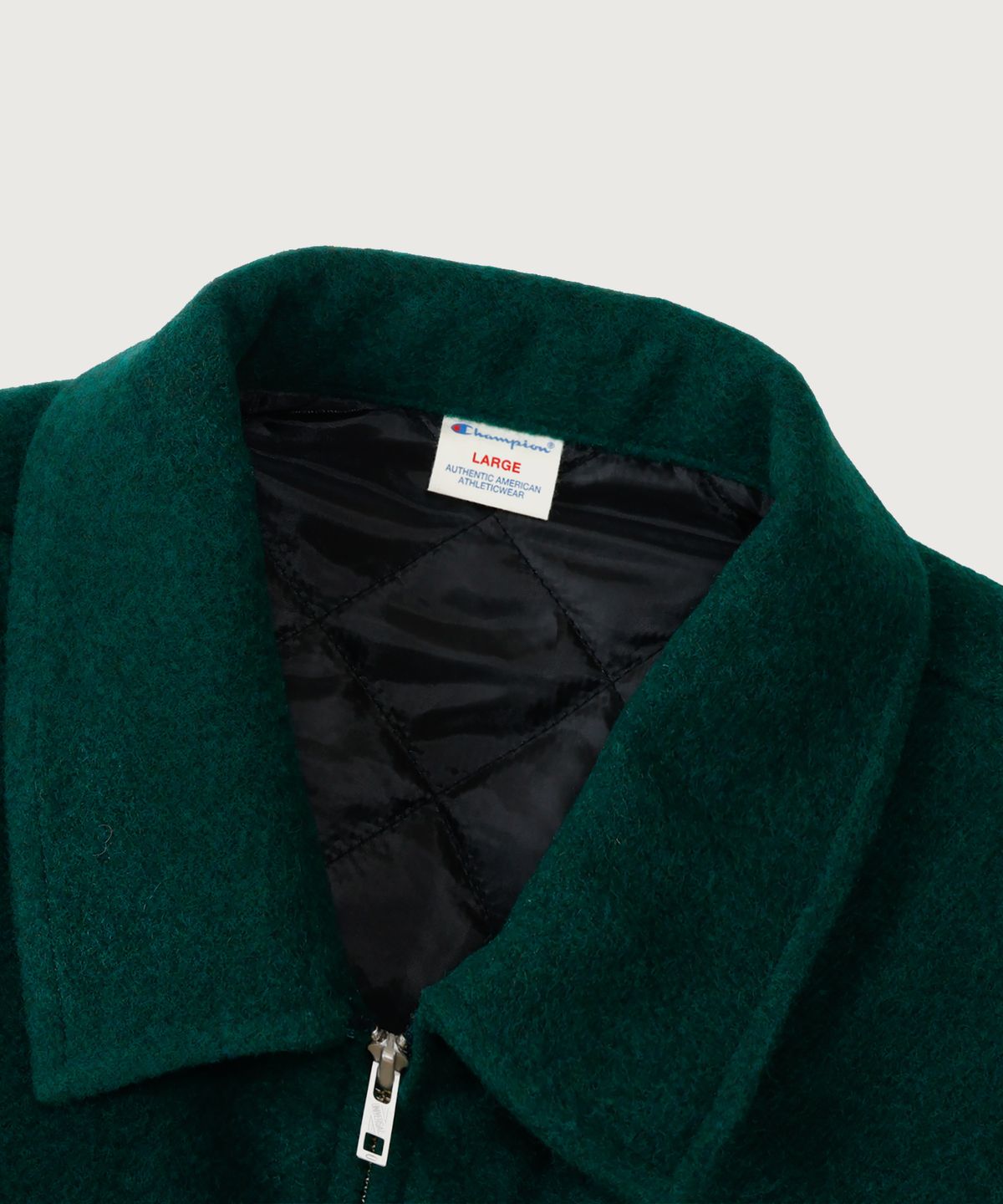 챔피온(CHAMPION) C로고 어워드 바시티 재킷 Dark Green
