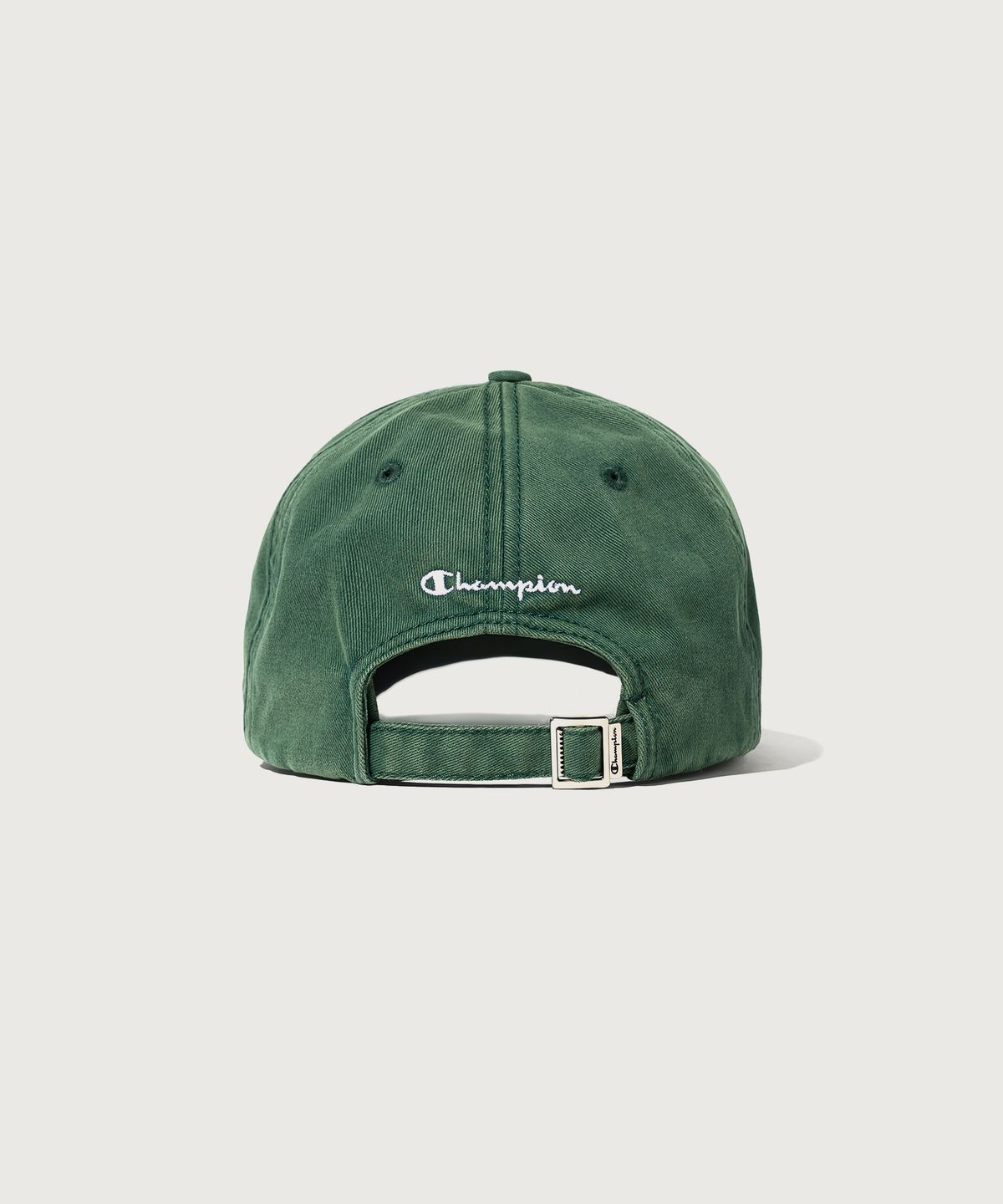 챔피온(CHAMPION) 빅 C로고 워시드 볼캡 Dark Green