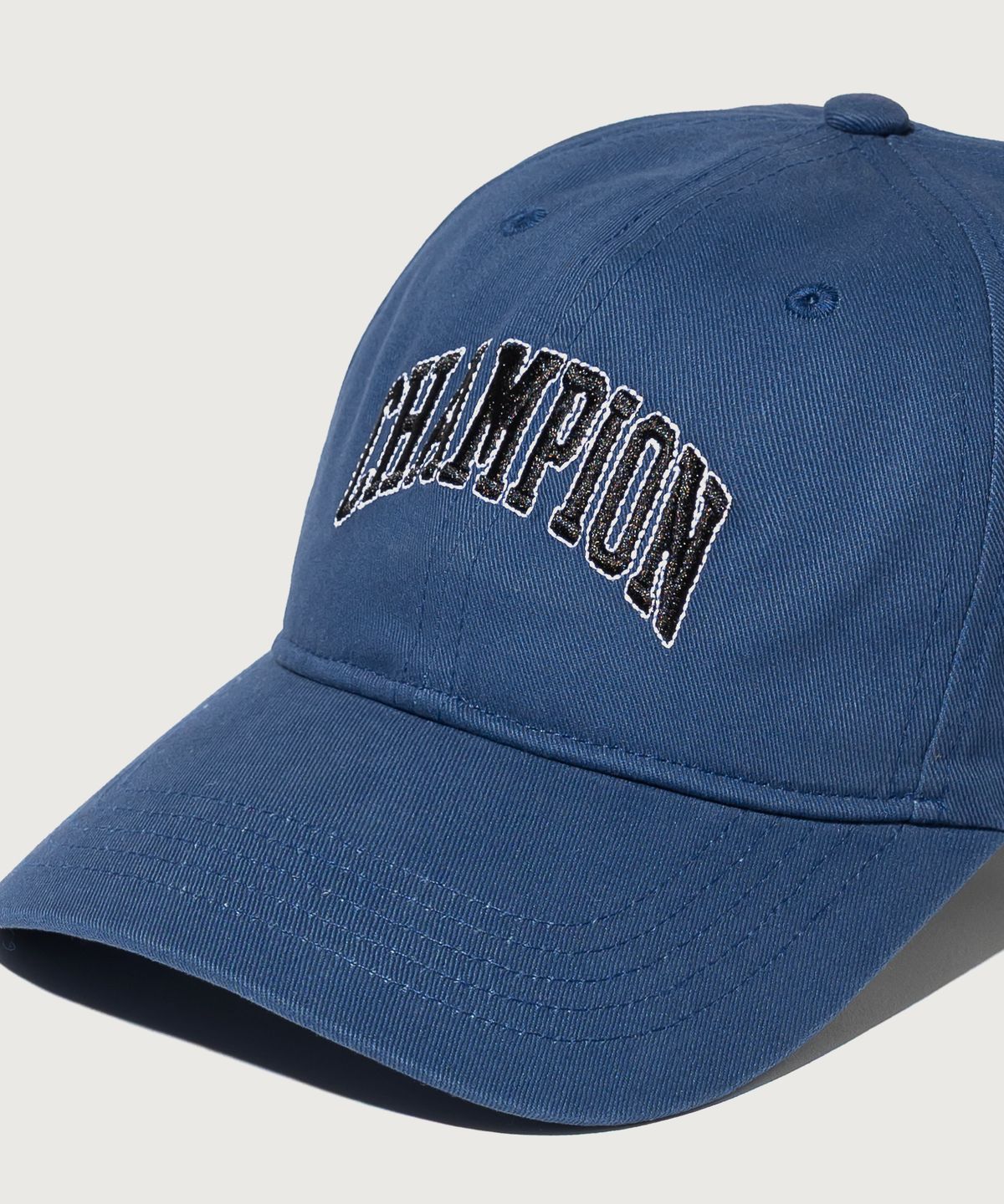 챔피온(CHAMPION) 아치 로고 볼캡 Navy