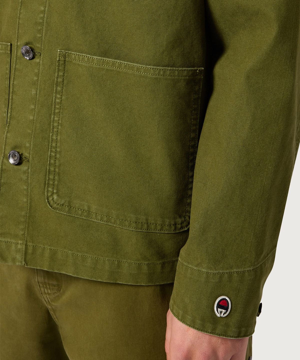 챔피온(CHAMPION) 우븐 워크 재킷 Khaki