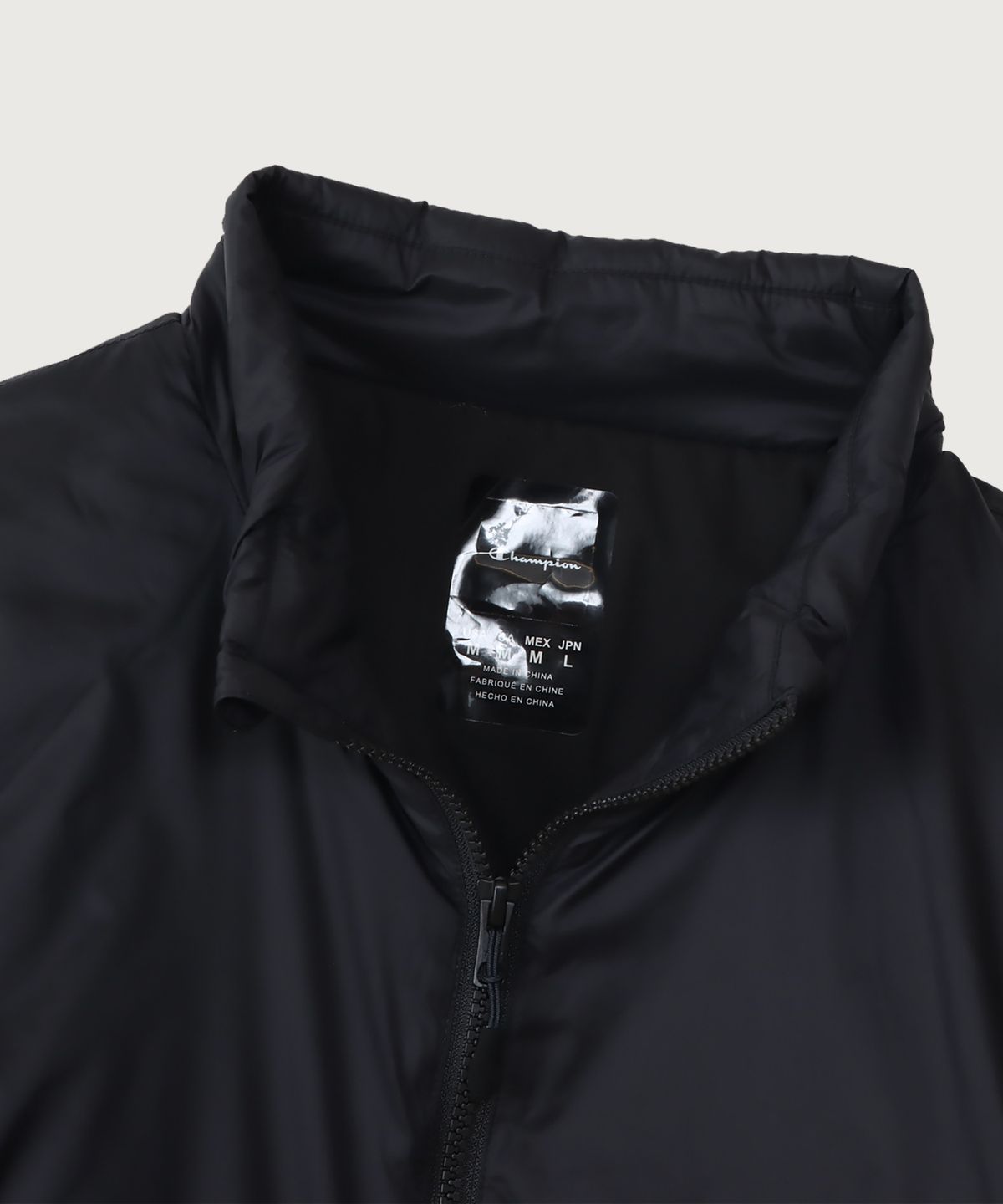 챔피온(CHAMPION) [Black Edition] 컨버터블 풀집업 재킷 Off Black