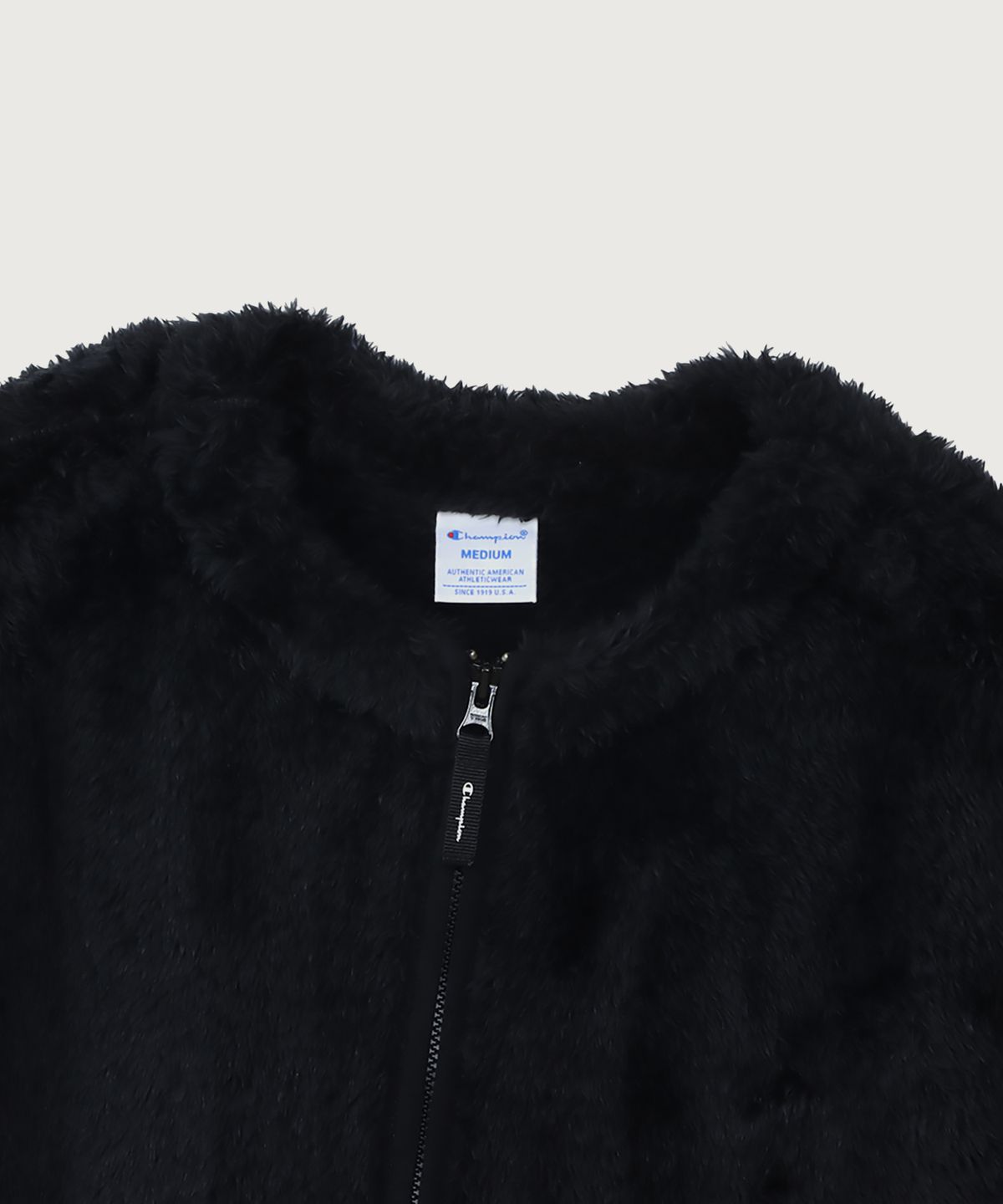 챔피온(CHAMPION) 여성 플리스 집업 재킷 Black