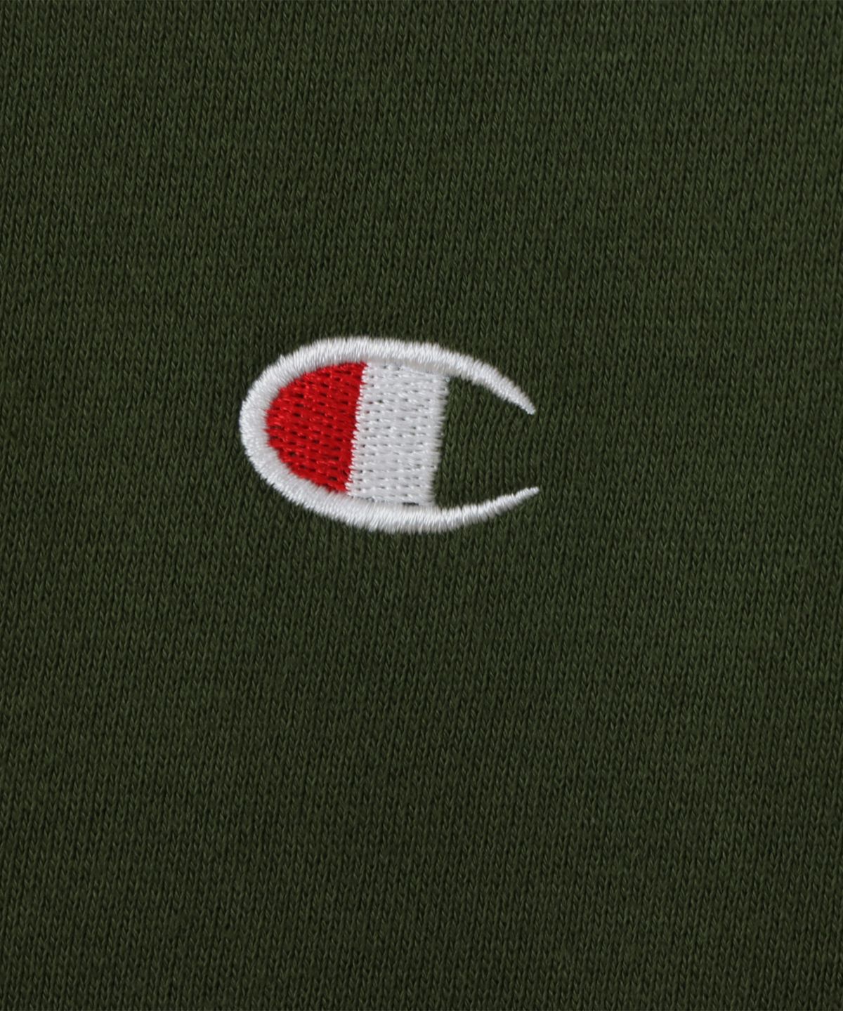 챔피온(CHAMPION) C로고 레귤러핏 후드 집업 Olive