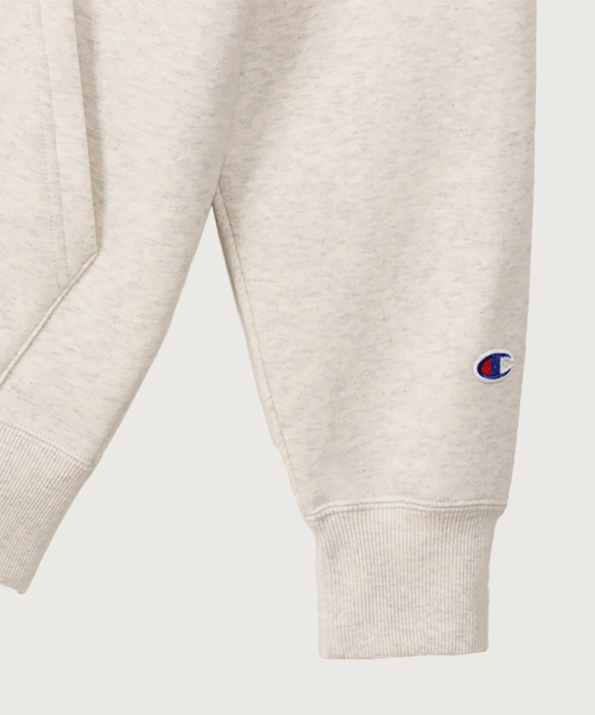 챔피온(CHAMPION) C로고 레귤러핏 후드 집업 Oatmeal