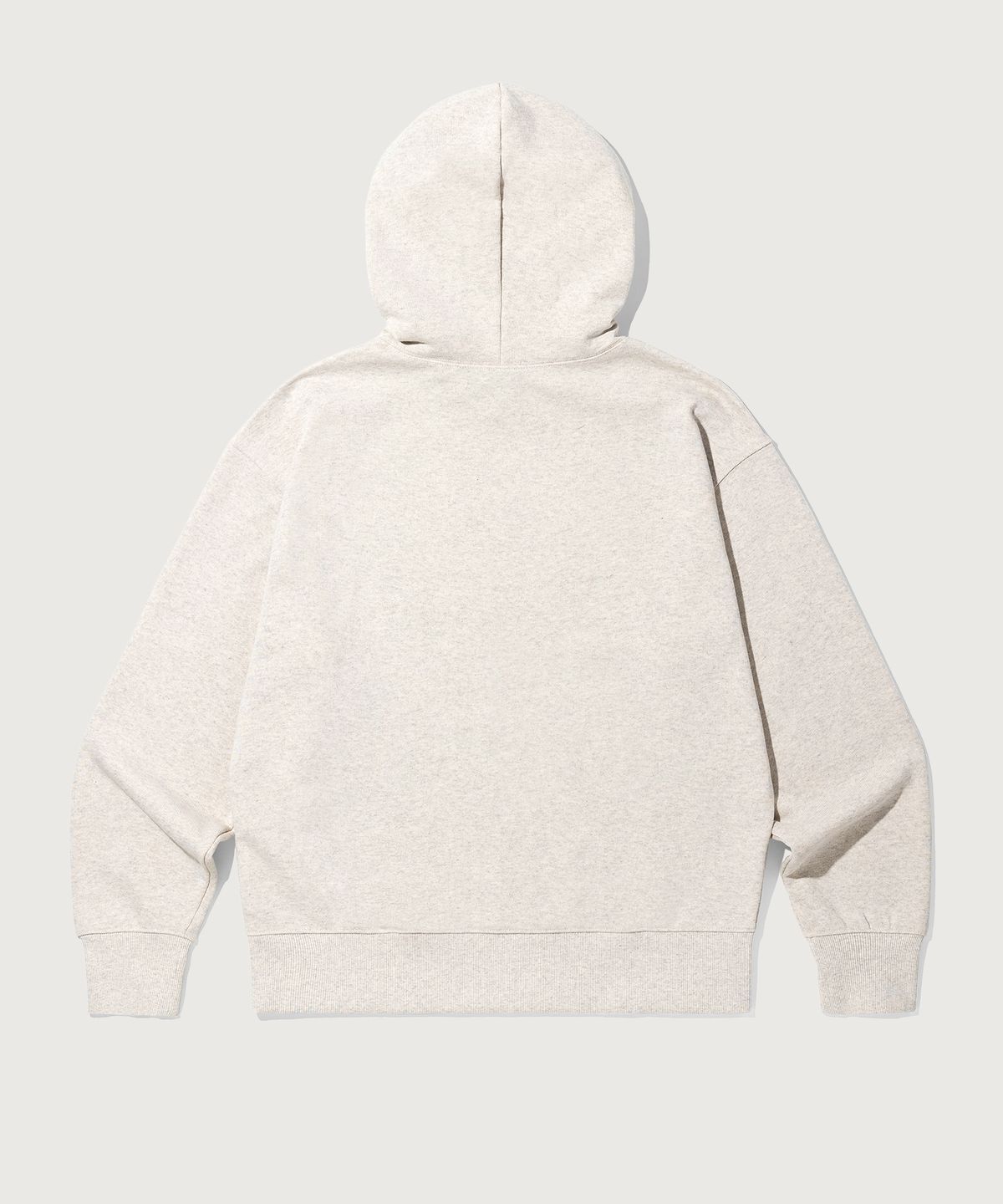 챔피온(CHAMPION) 그래픽 로고 루즈핏 후드 티셔츠 Oatmeal