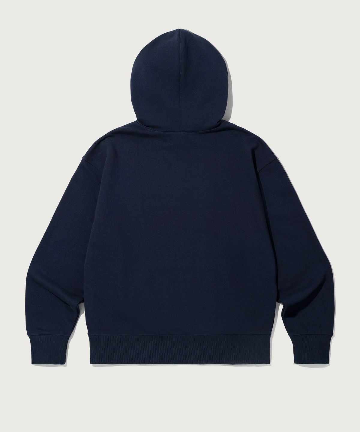 챔피온(CHAMPION) 그래픽 로고 루즈핏 후드 티셔츠 Navy