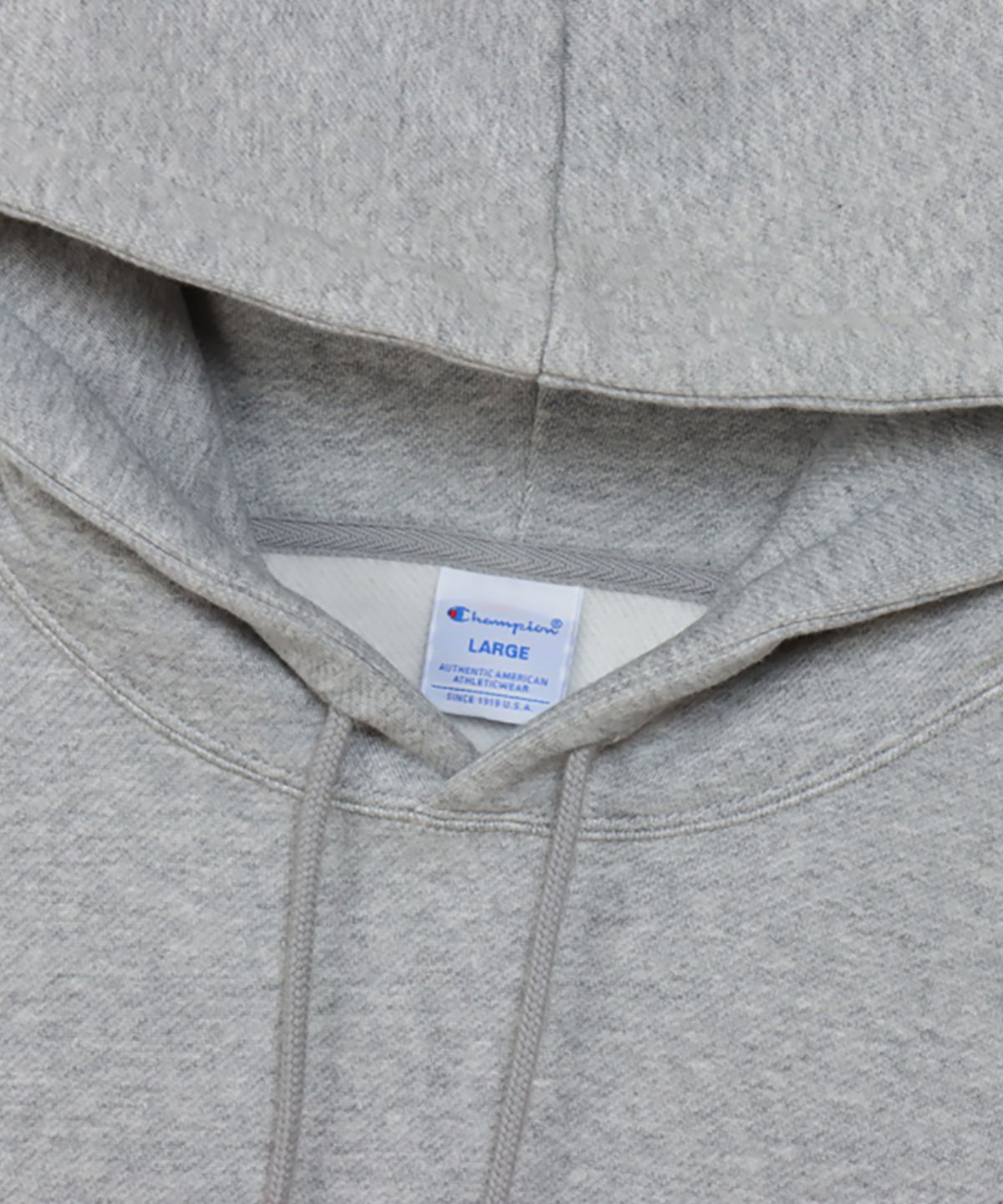 챔피온(CHAMPION) C로고 레귤러핏 후드 티셔츠 Oxford Grey