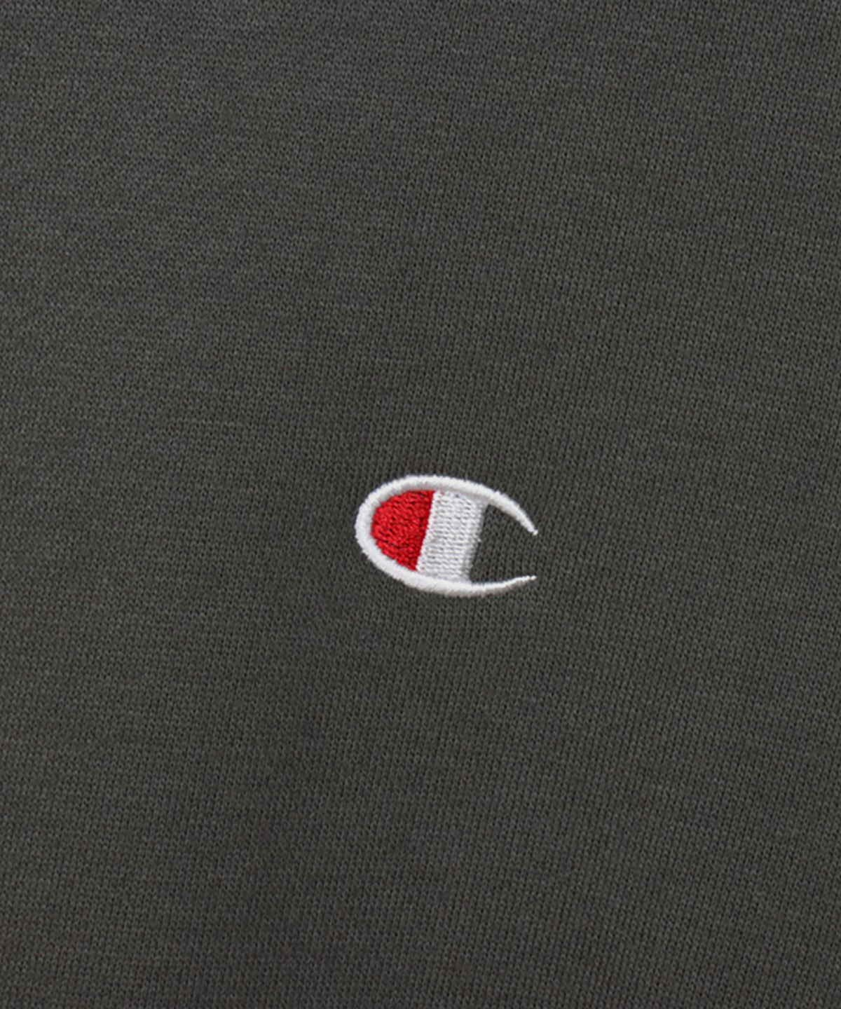 챔피온(CHAMPION) C로고 레귤러핏 후드 티셔츠 Dark Grey