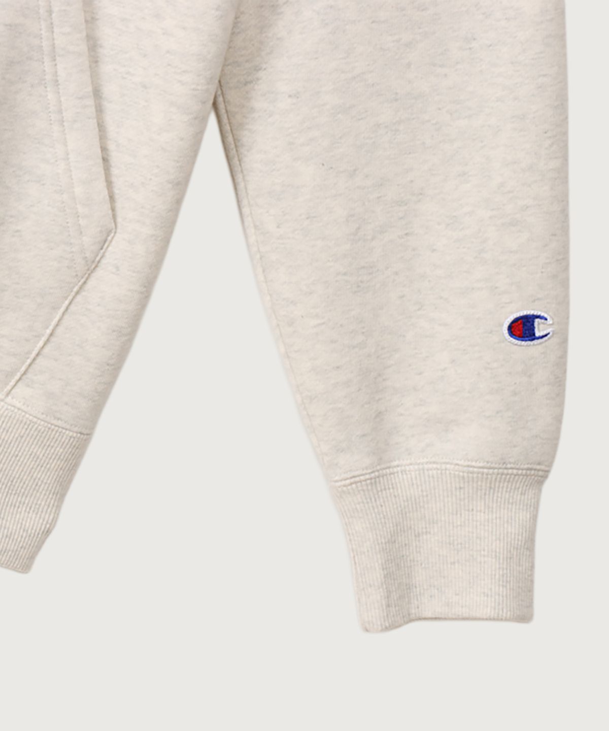 챔피온(CHAMPION) C로고 레귤러핏 후드 티셔츠 Oatmeal