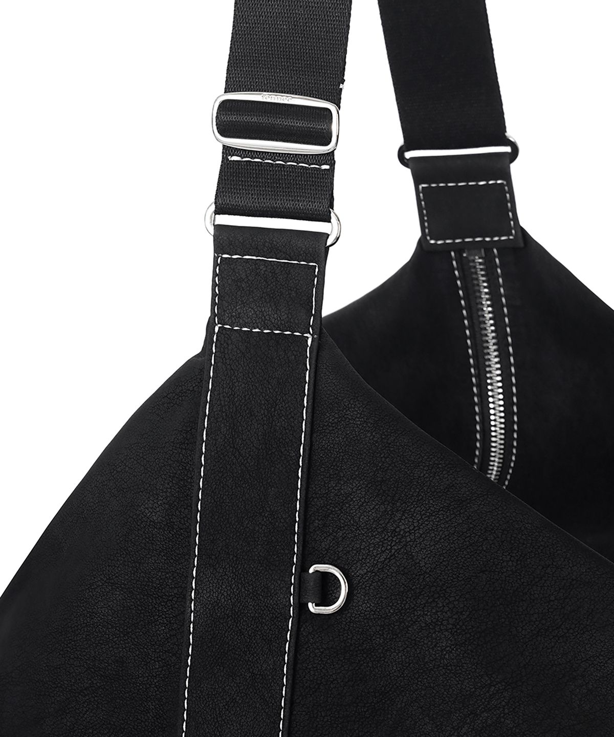 페넥(FENNEC) ROOMY HOBO BAG - NUBUCK BLACK