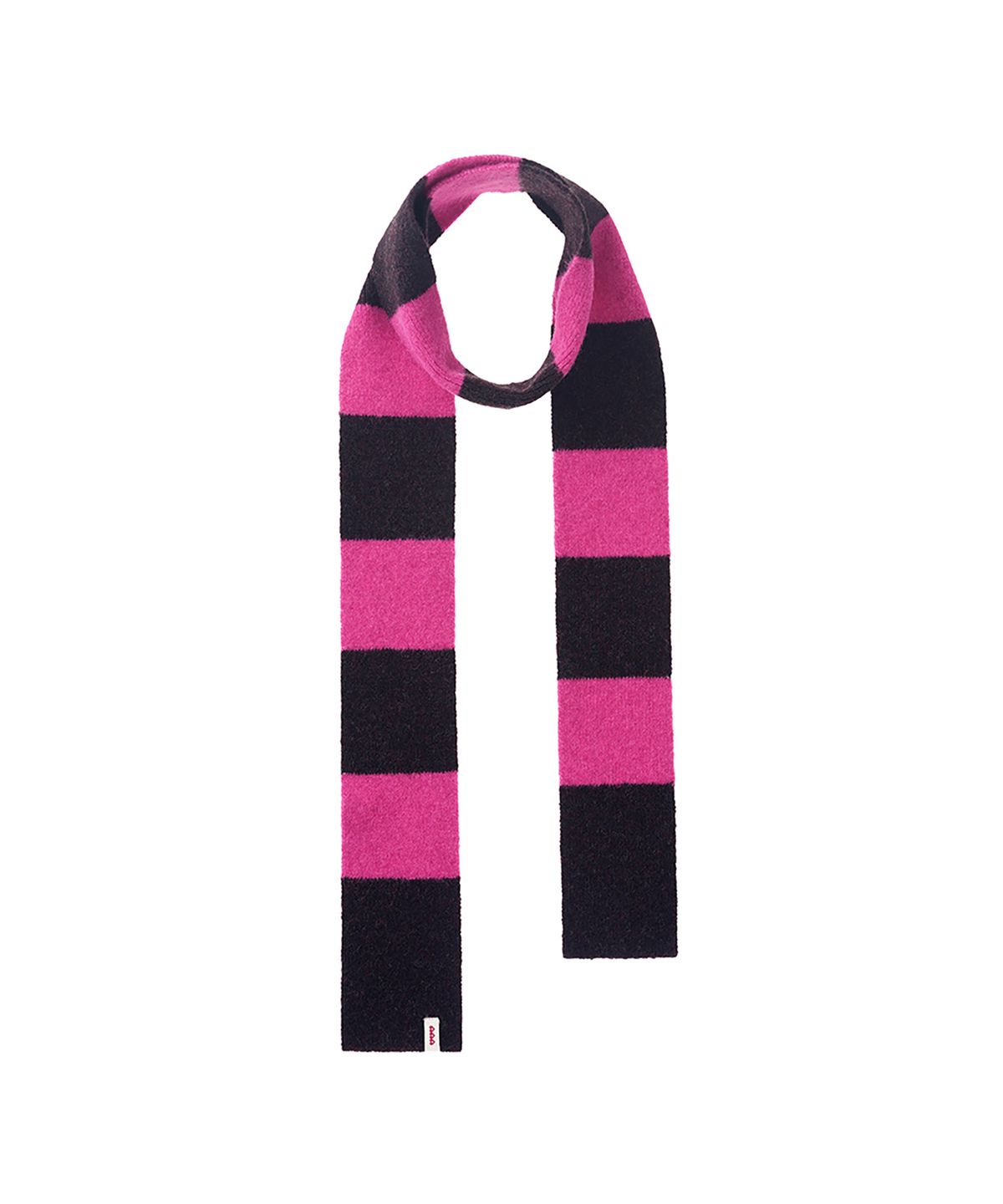 페넥(FENNEC) BORDER STRIPE MUFFLER - PLUM